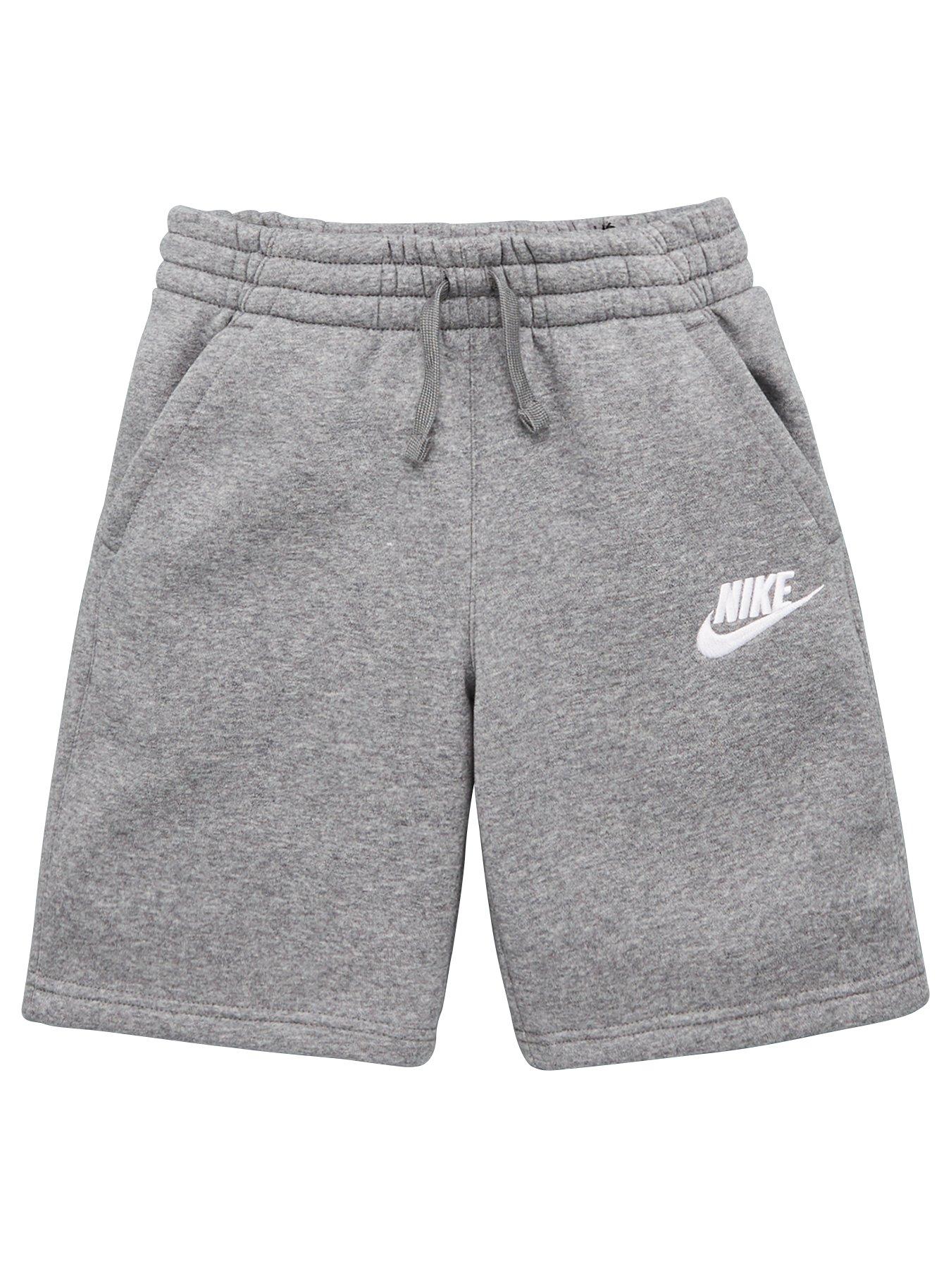 grey nike boy shorts