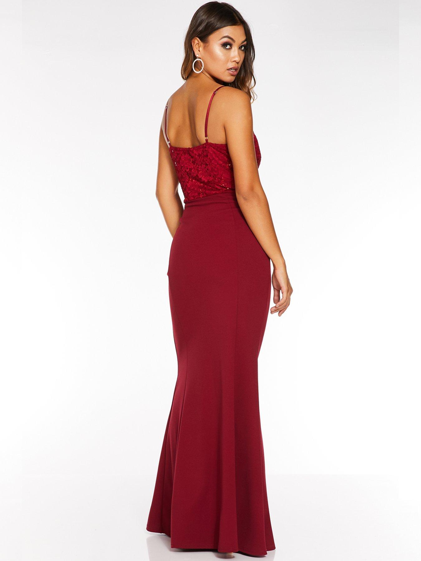 red maxi dress quiz