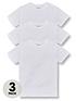  image of v-by-very-unisex-3-pack-school-sports-t-shirts-white