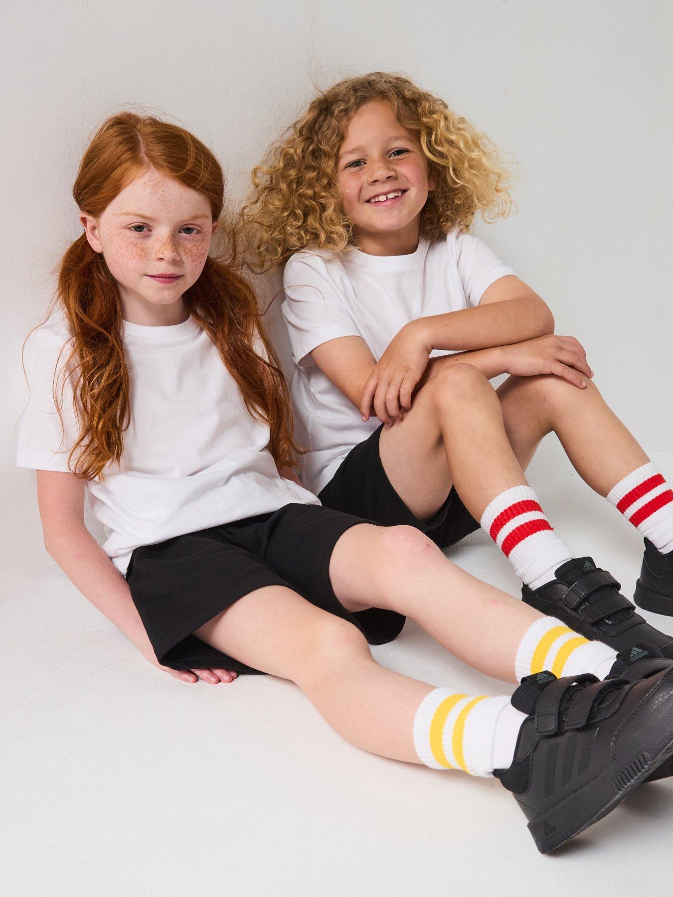 Image 6 of 6 of Everyday Unisex 3 Pack School Sports T-shirts - White