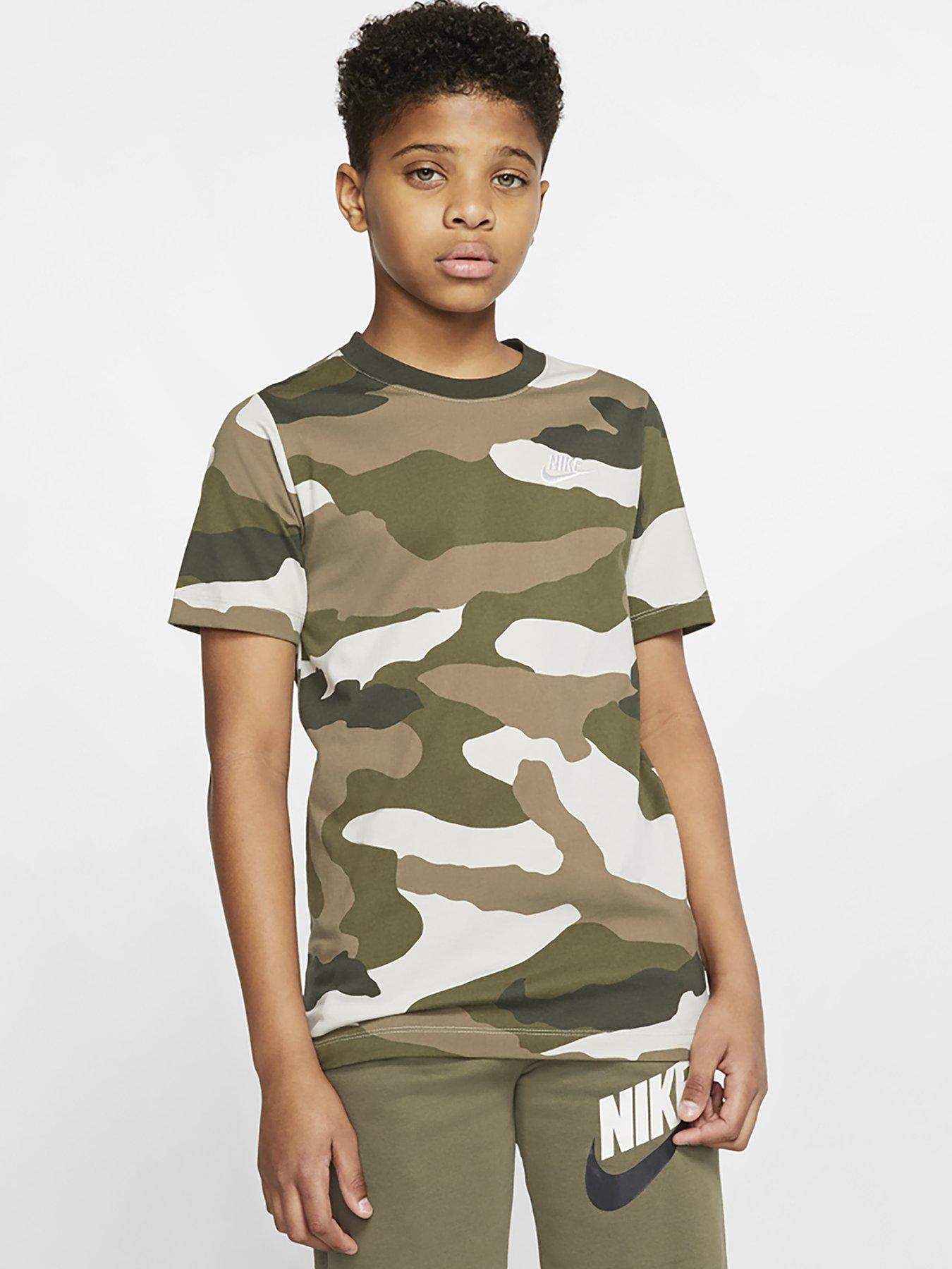 boys nike camo shirt
