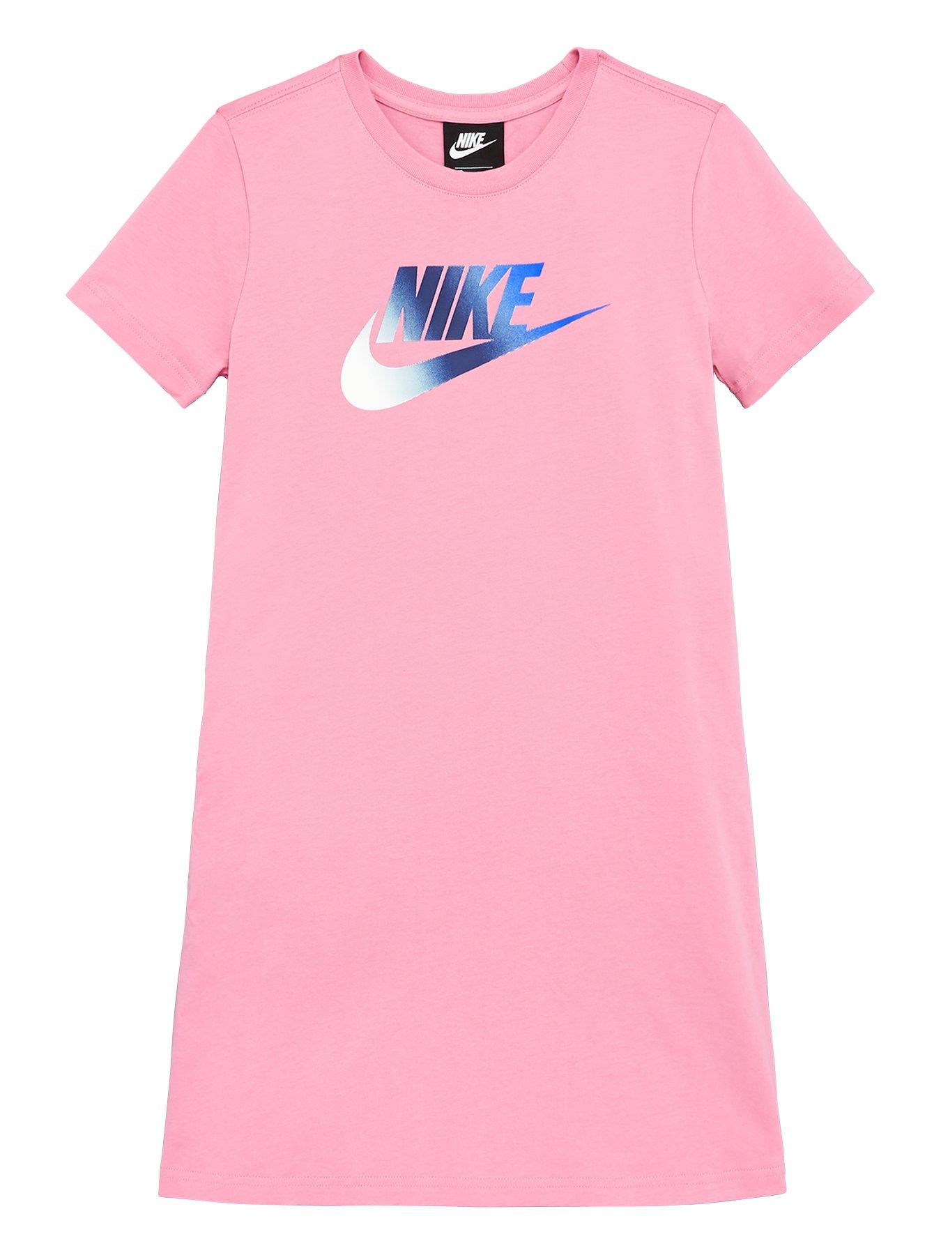 girls pink nike shirt