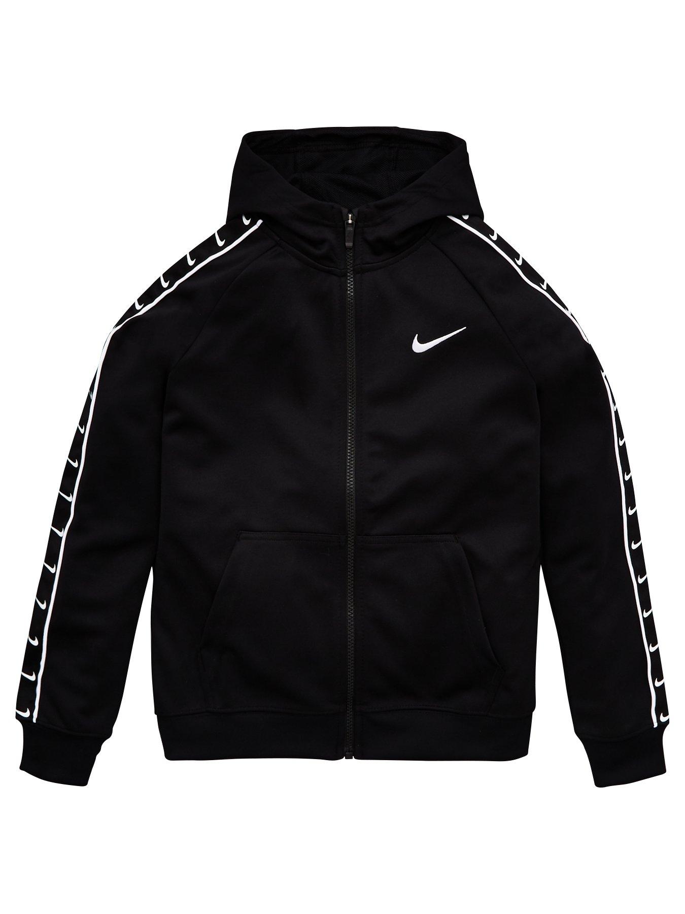 nike sportswear swoosh tape hoodie