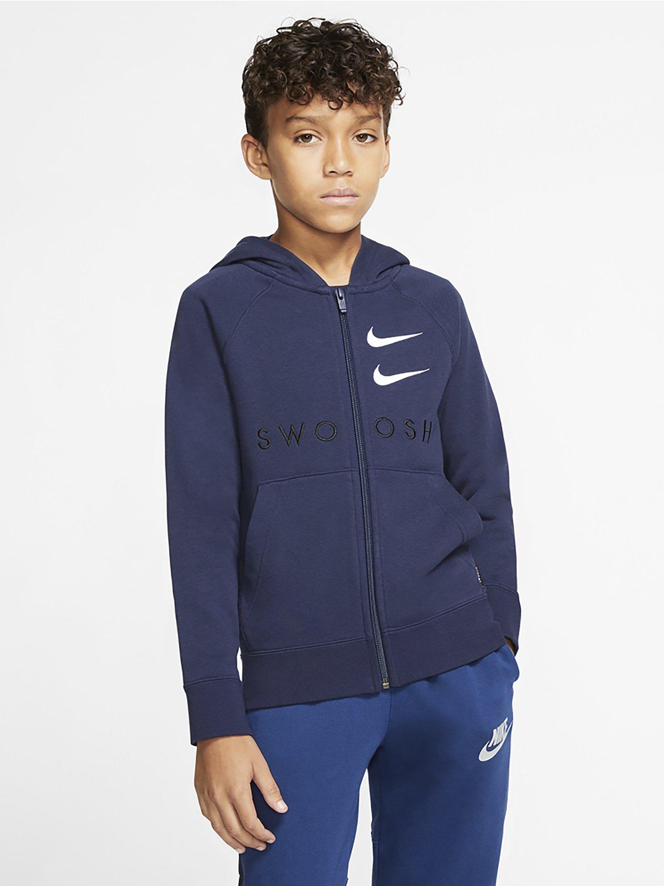 Nike Sportswear Older Boys Swoosh Full Zip Hoodie review