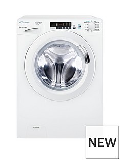 Candy Grand'O Vita GVS 128D3 8kg Load, 1200 Spin Washing Machine with Smart Touch - White