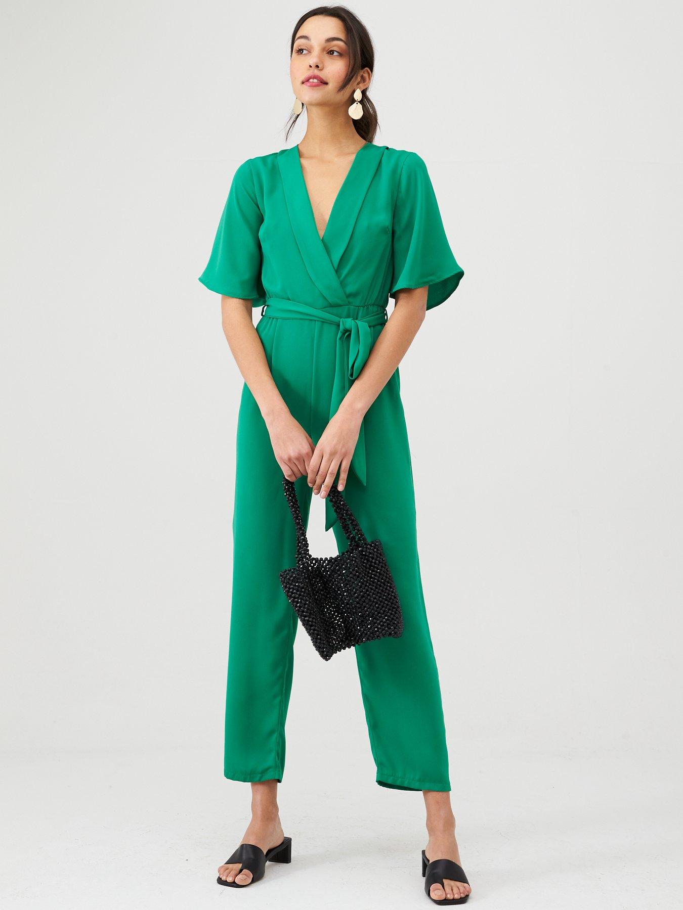 very green jumpsuit