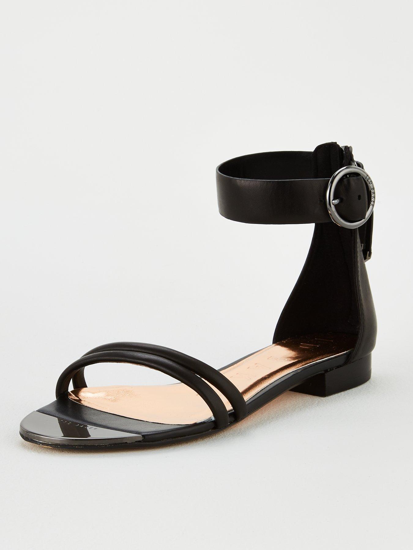 ted baker black sandals