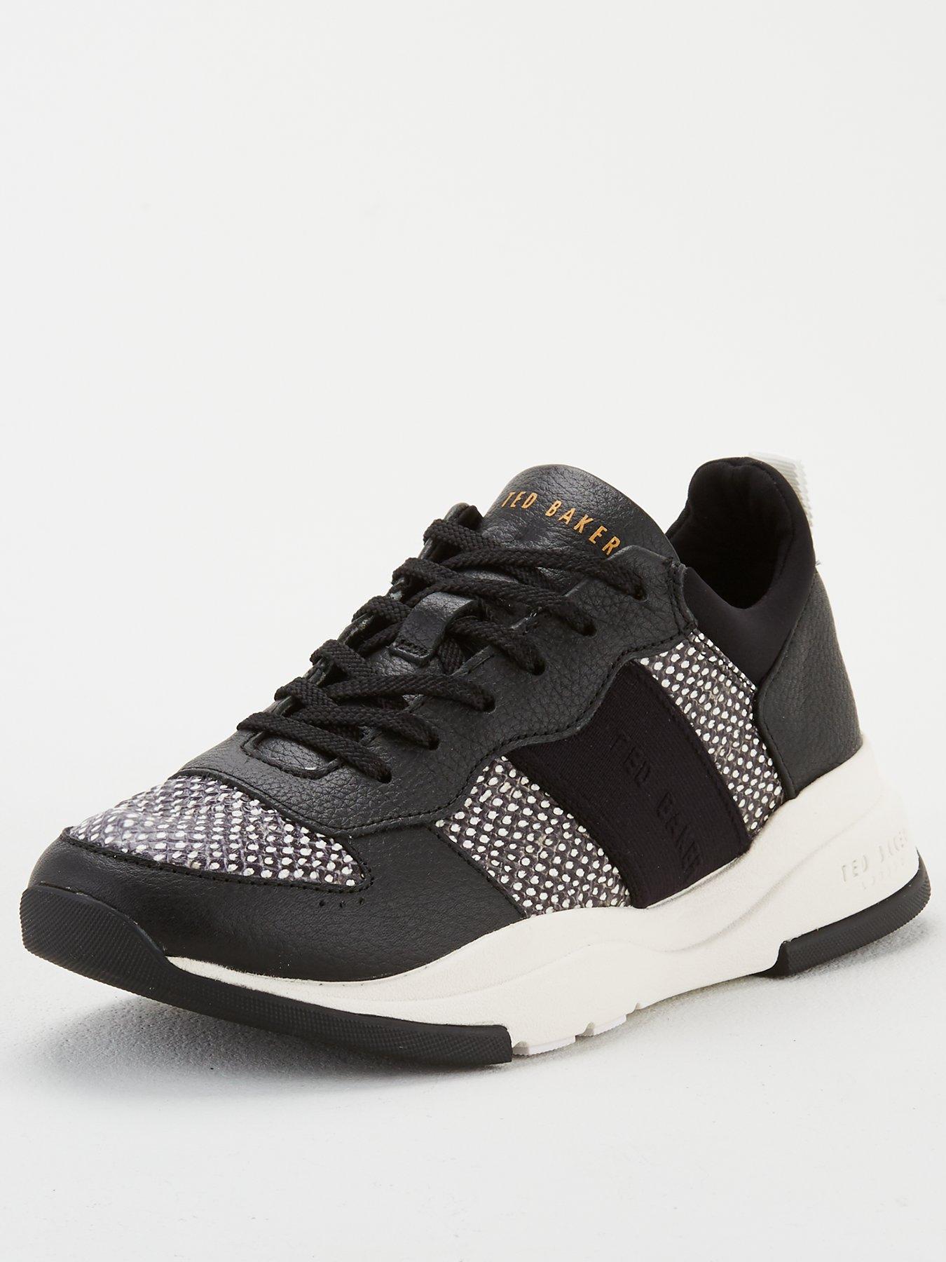 weverds chunky leather trainers