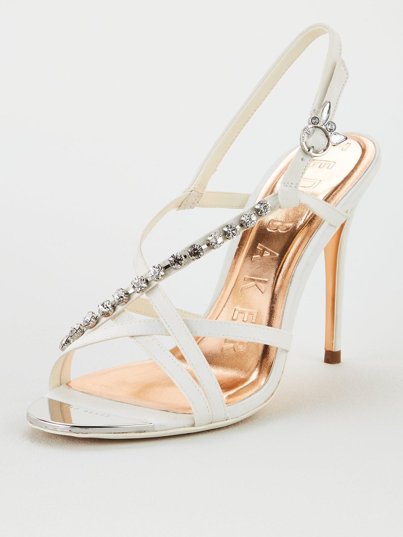 ivory heeled sandals uk