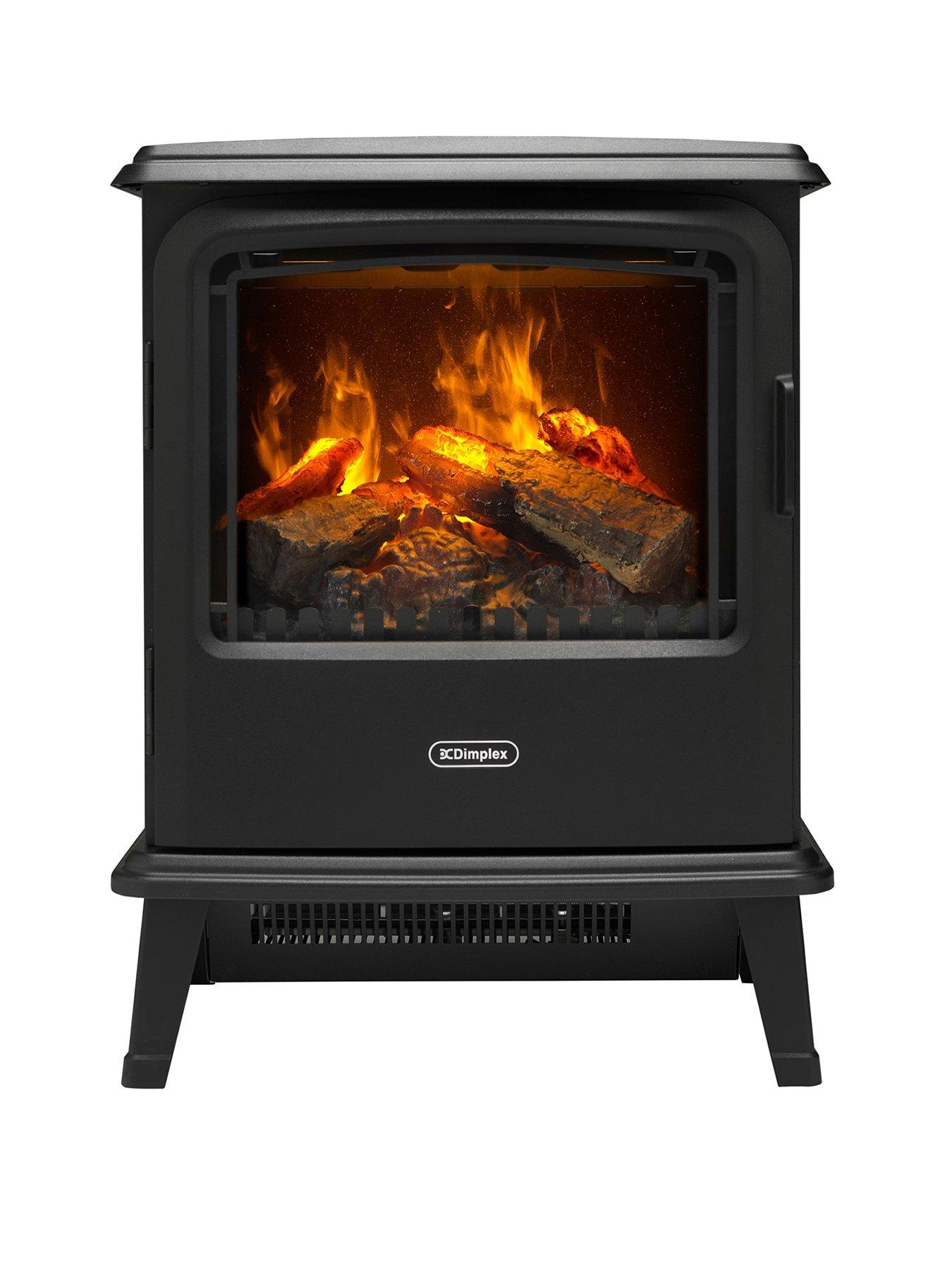Dimplex Bayport Optimyst Water Vapour 2kW Electric Stove Fire, Remote Control