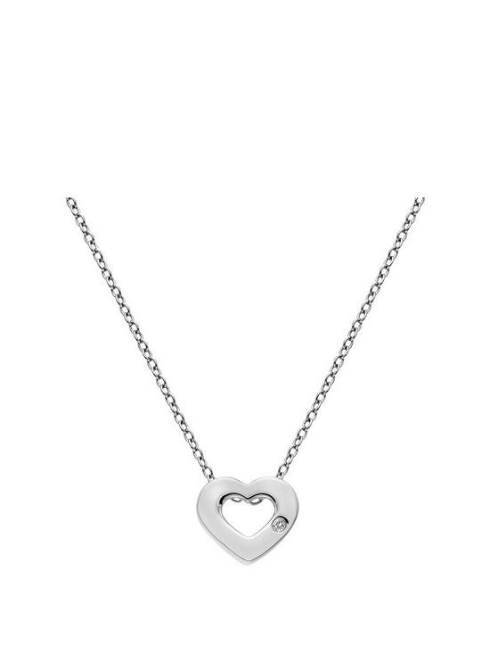 front image of hot-diamonds-diamond-amulets-heart-pendant