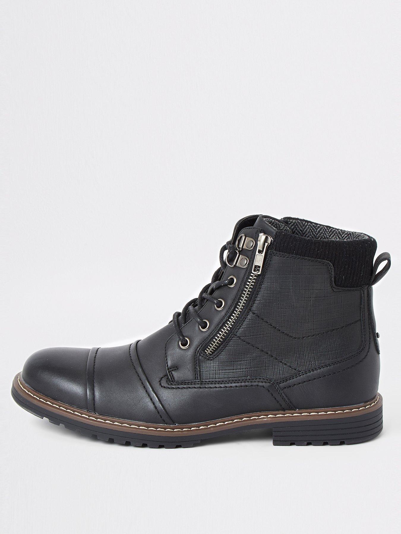 british assault boot black
