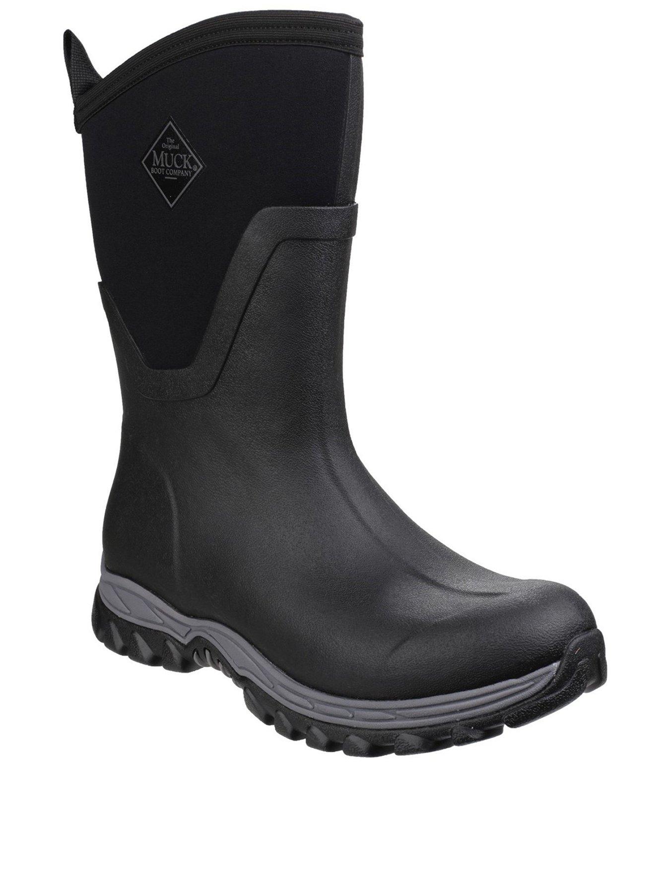 Muck Boots Arctic Sport Mid Height Wellington Boots - Black | very.co.uk