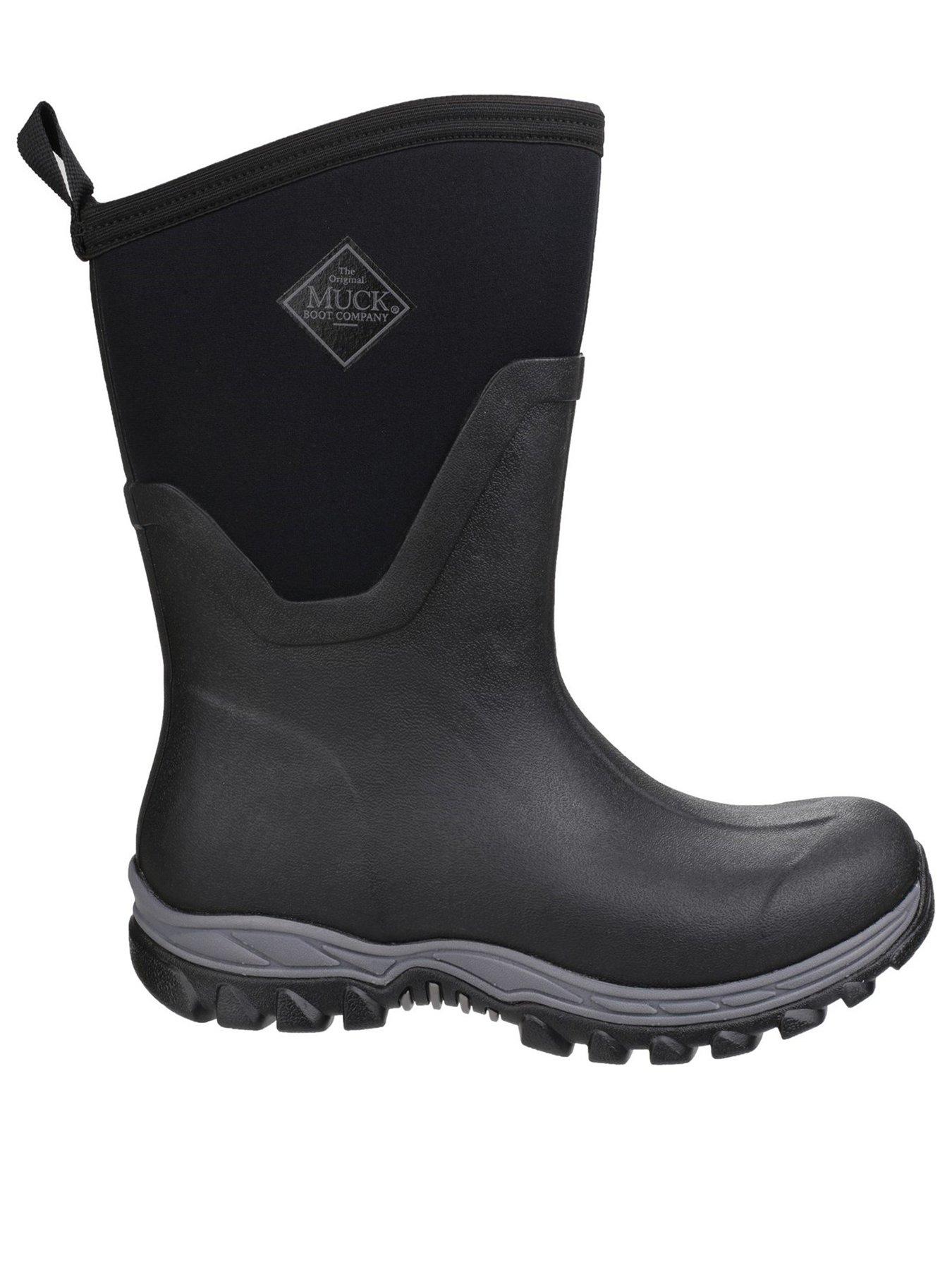 Muck Boots Arctic Sport Mid Height Wellington Boots - Black | Very.co.uk