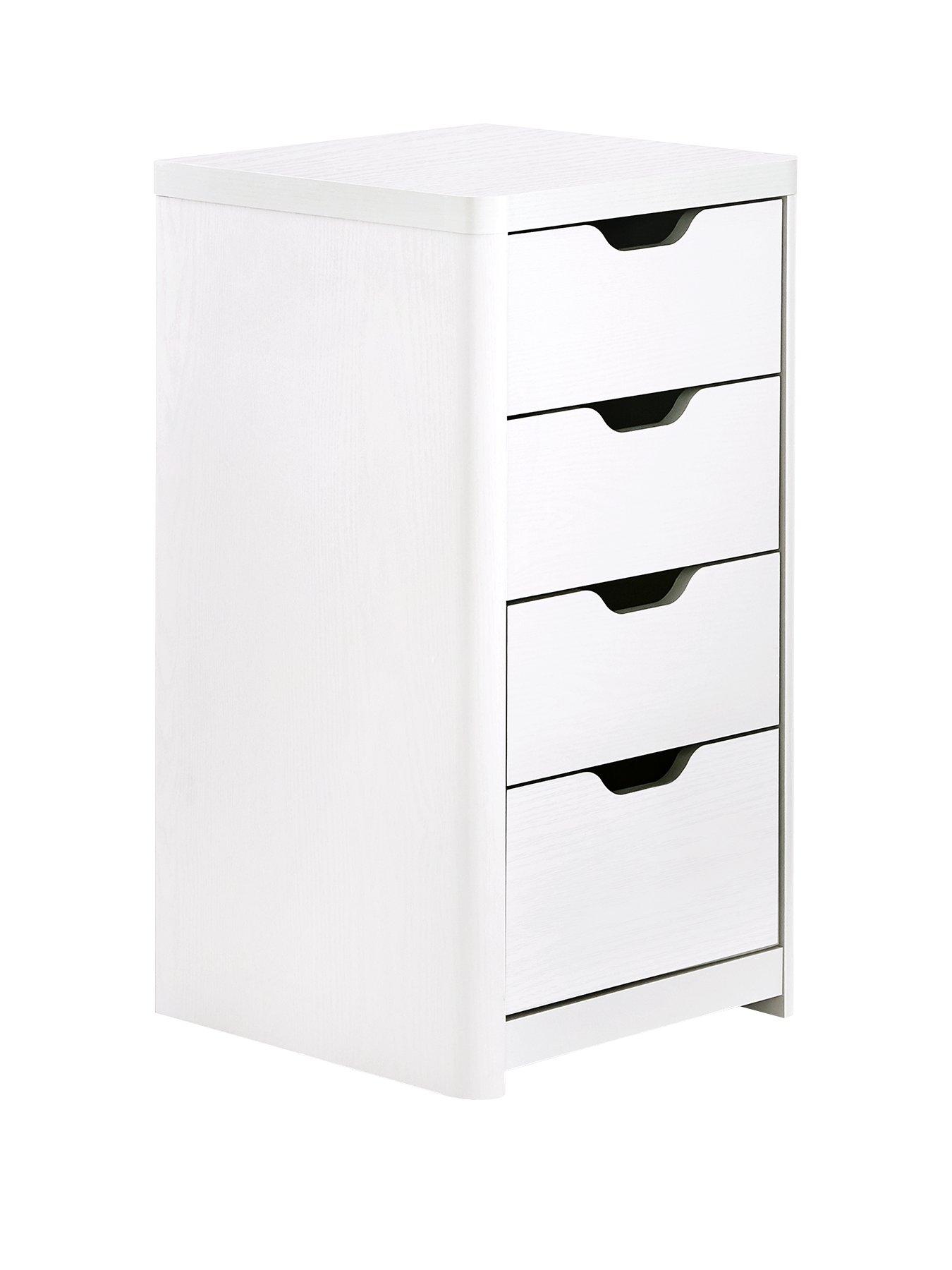 Image 2 of 5 of Very Home Aspen Slim 4 Drawer Chest - White Oak Effect