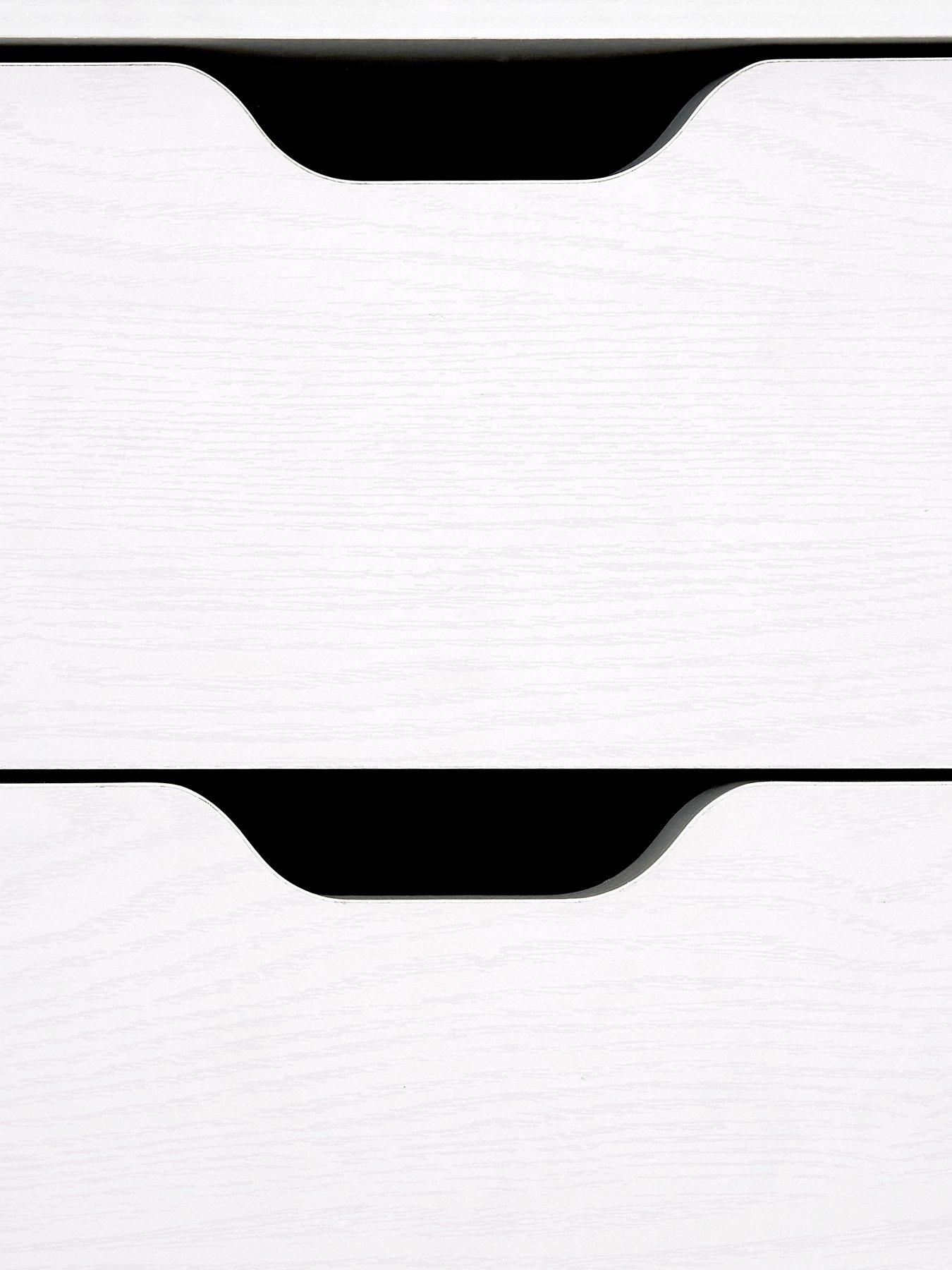 Image 4 of 5 of Very Home Aspen Slim 4 Drawer Chest - White Oak Effect