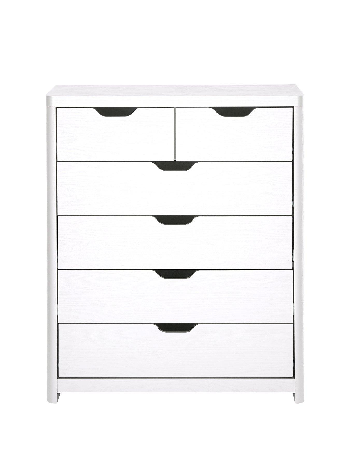 childrens white chest of drawers