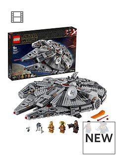 LEGO Star Wars 75257 Millennium Falcon Starship with 7 Characters