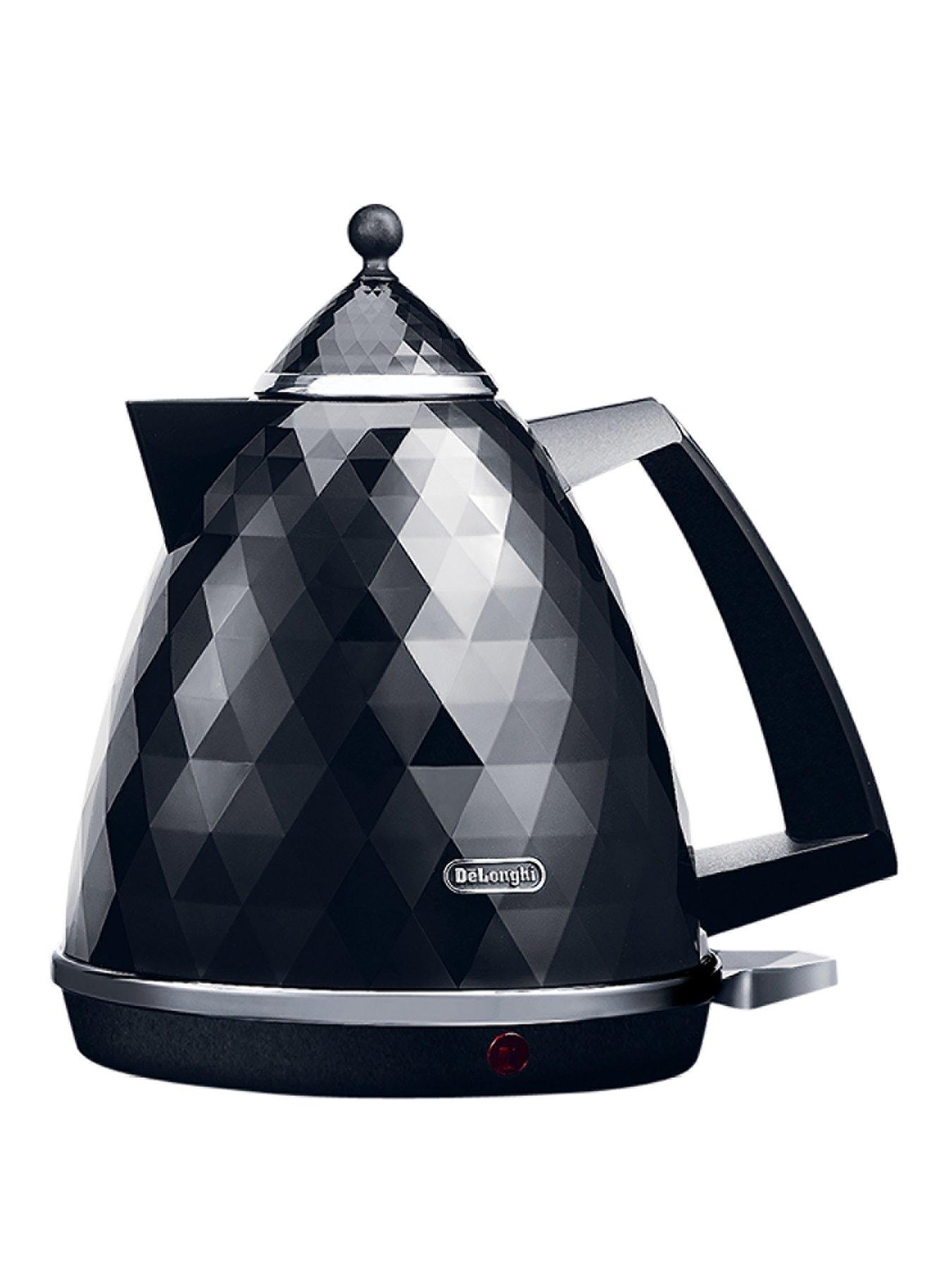 Product photograph of Delonghi Brillante Kettle - Kbj3001 Bk - Black from very.co.uk