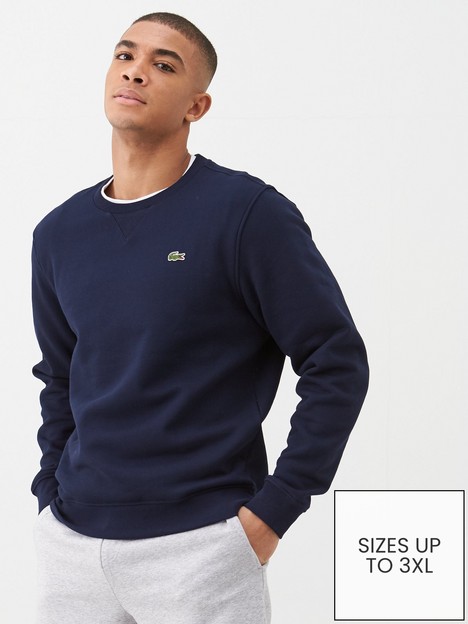 lacoste-sports-classic-sweatshirt-navy