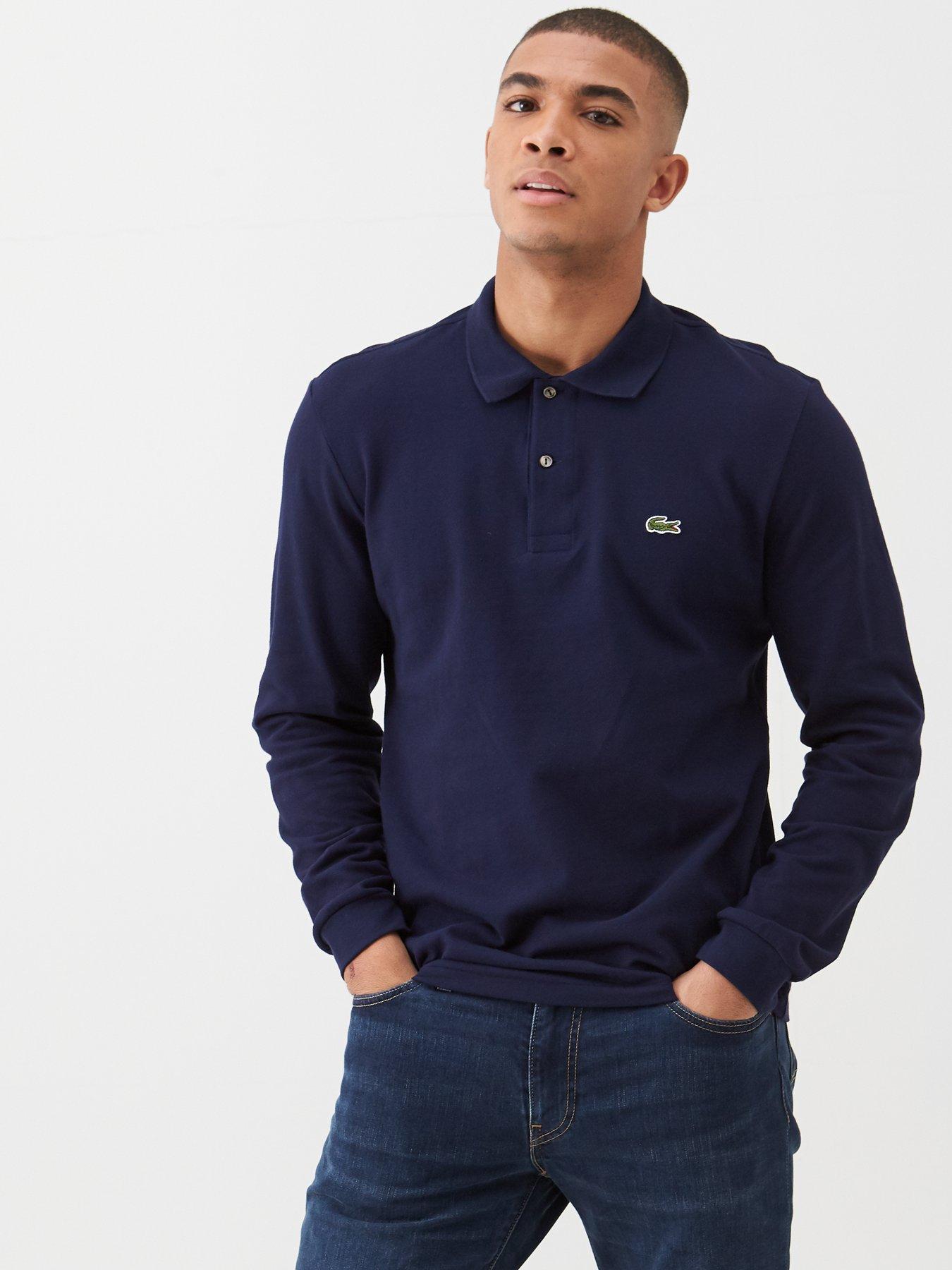 lacoste long sleeve polo