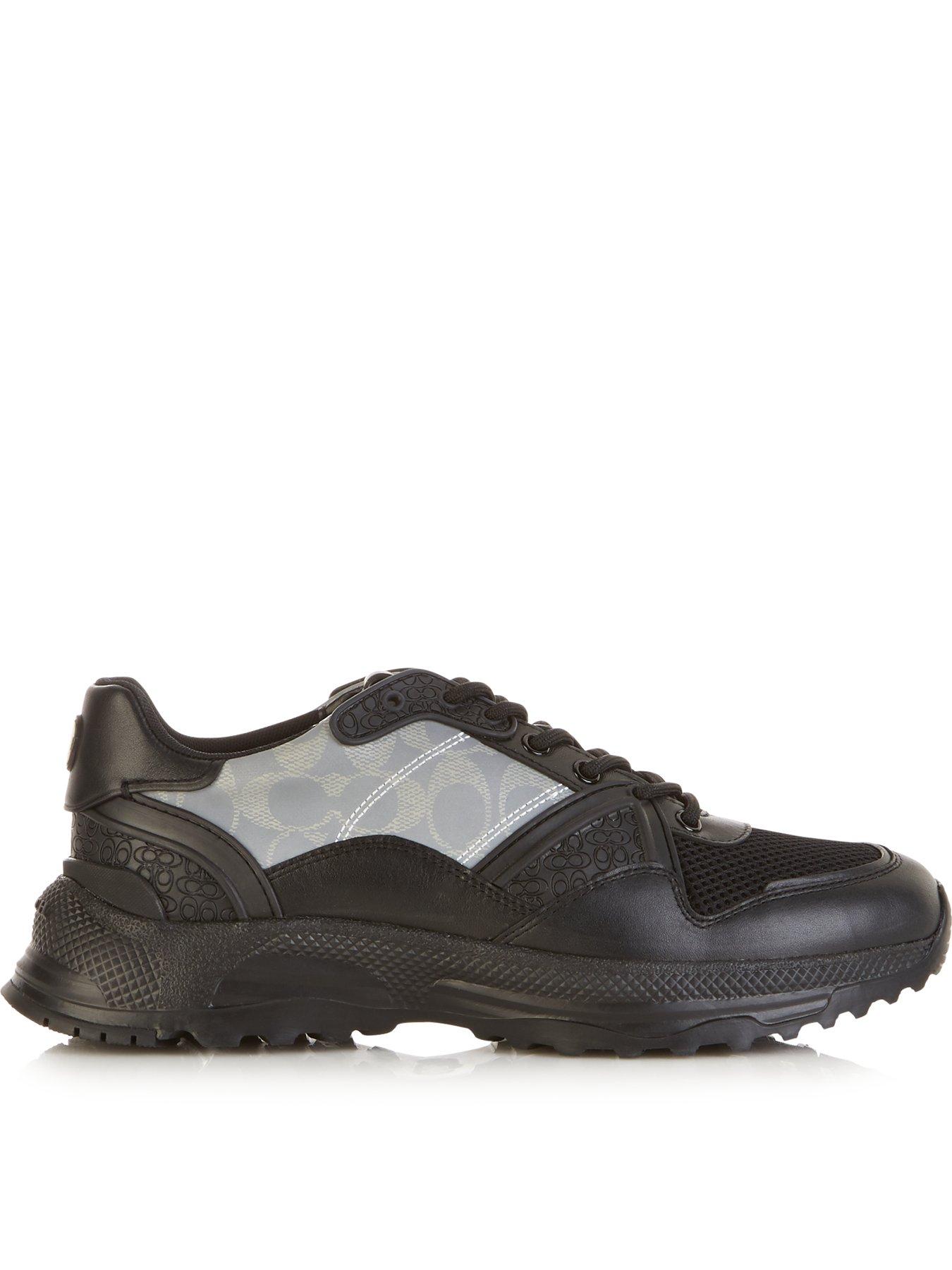 reflective chunky trainers