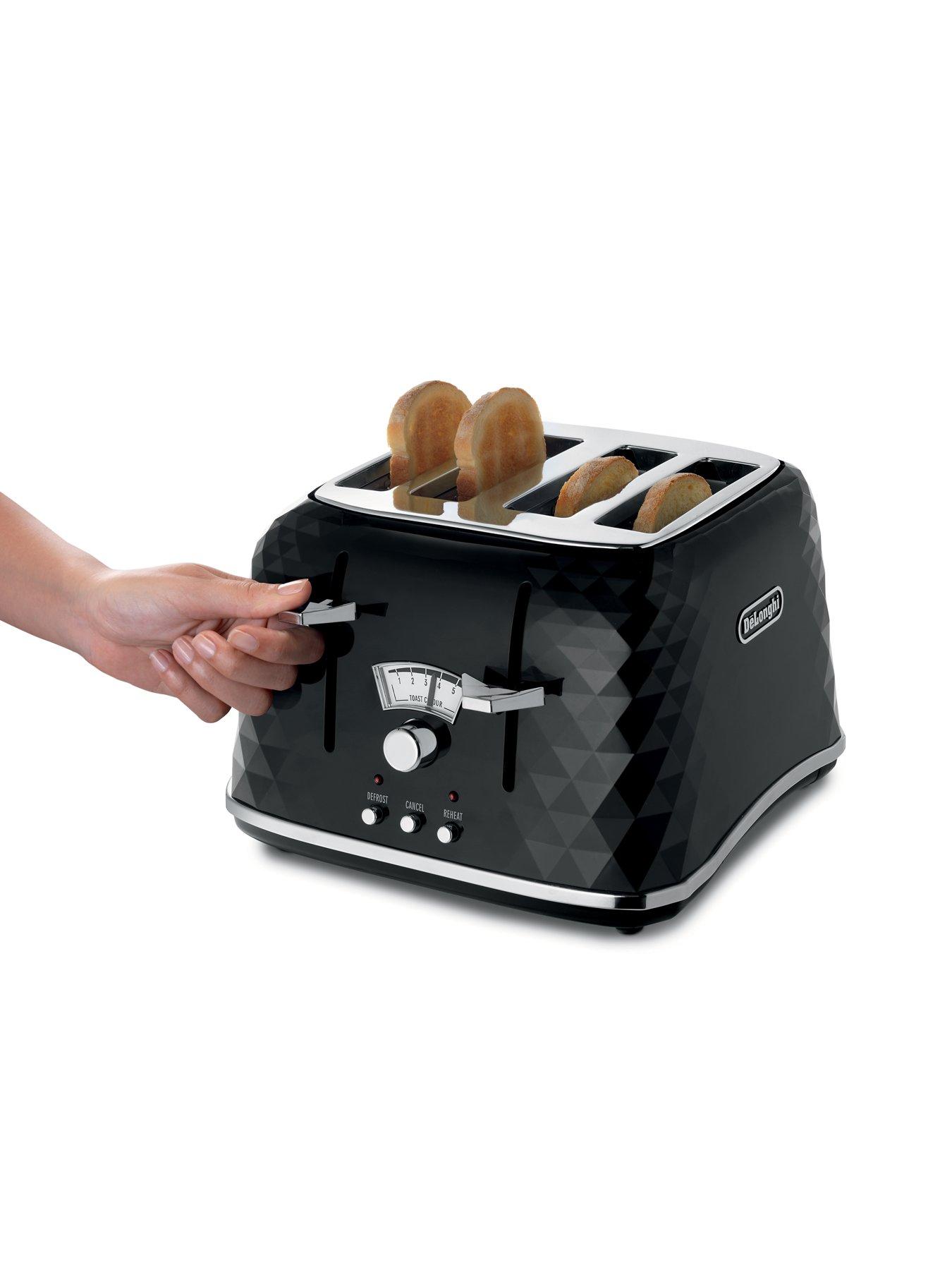 Image 3 of 6 of DeLonghi Brillante 4 Slice Toaster - CTJ4003
