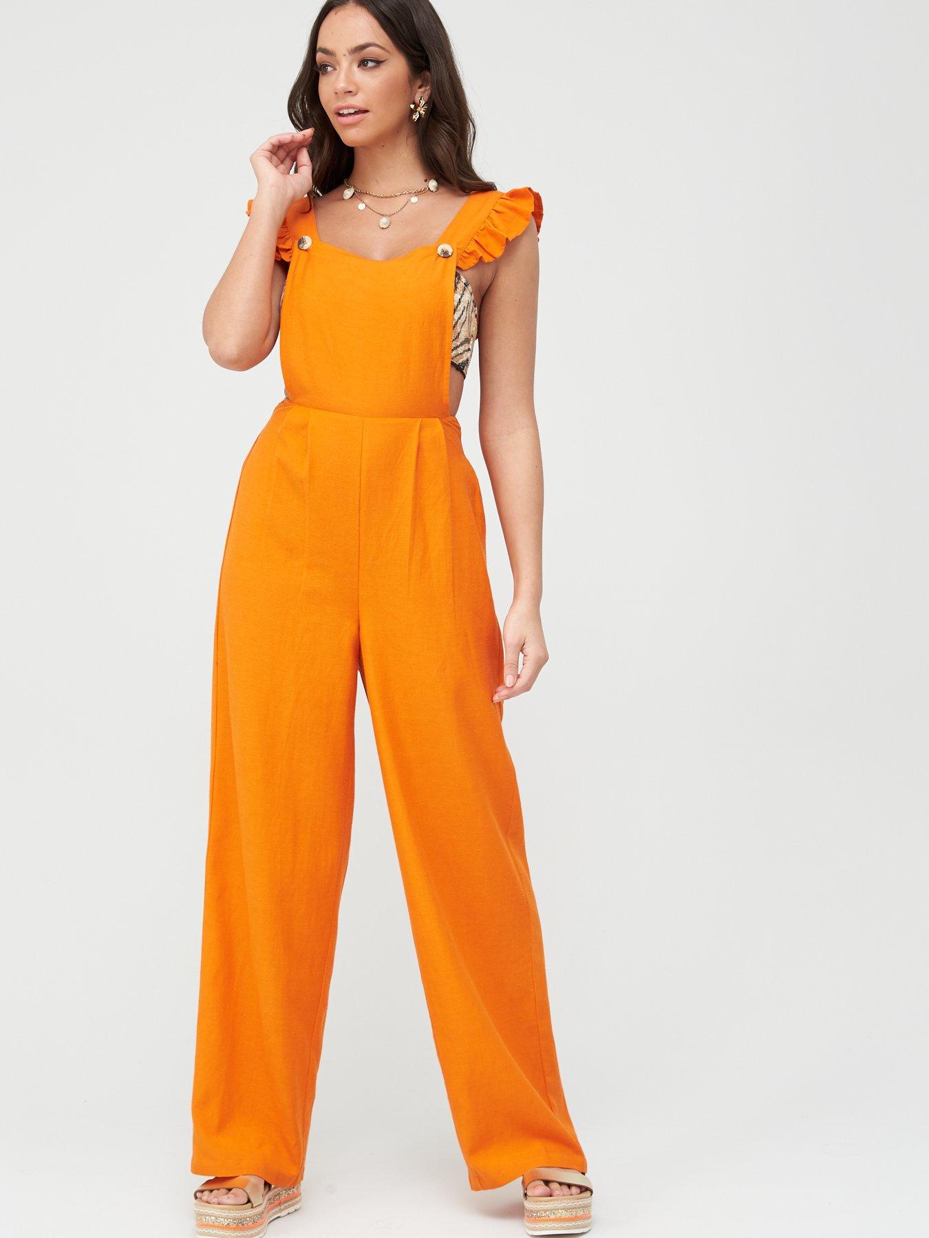 frill top jumpsuit