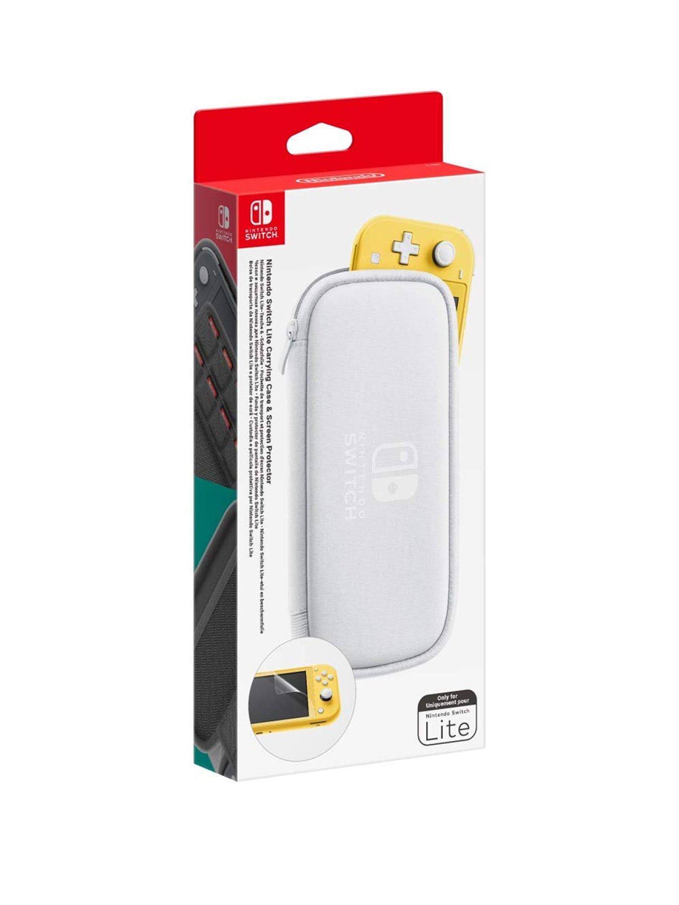 nintendo switch lite carrying case coral