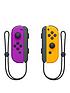  image of nintendo-switch-joy-con-controllernbsptwin-pack-wirelessnbsprechargeablenbsp--neon-purple-neon-orange