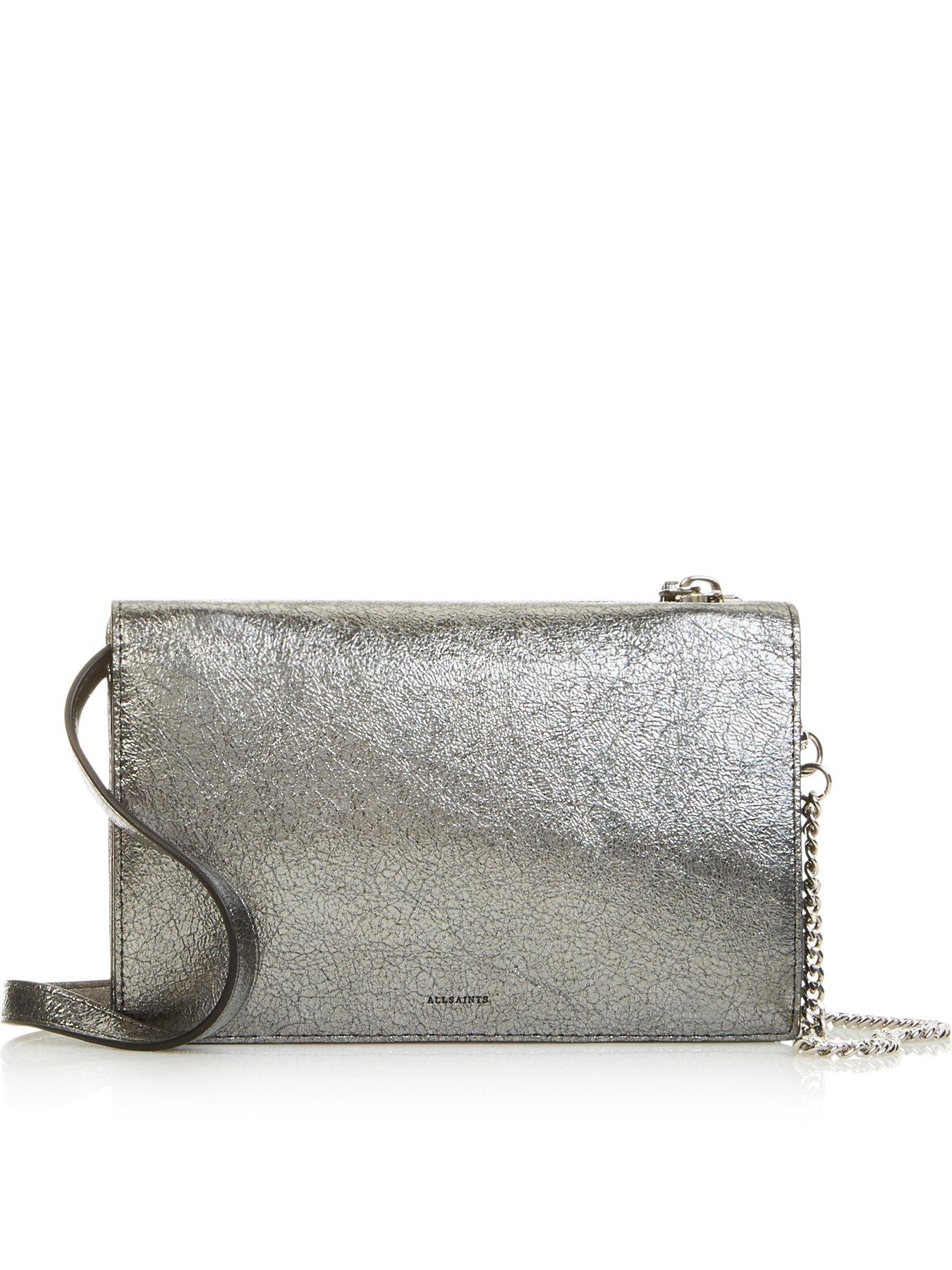 silver cross body bag uk