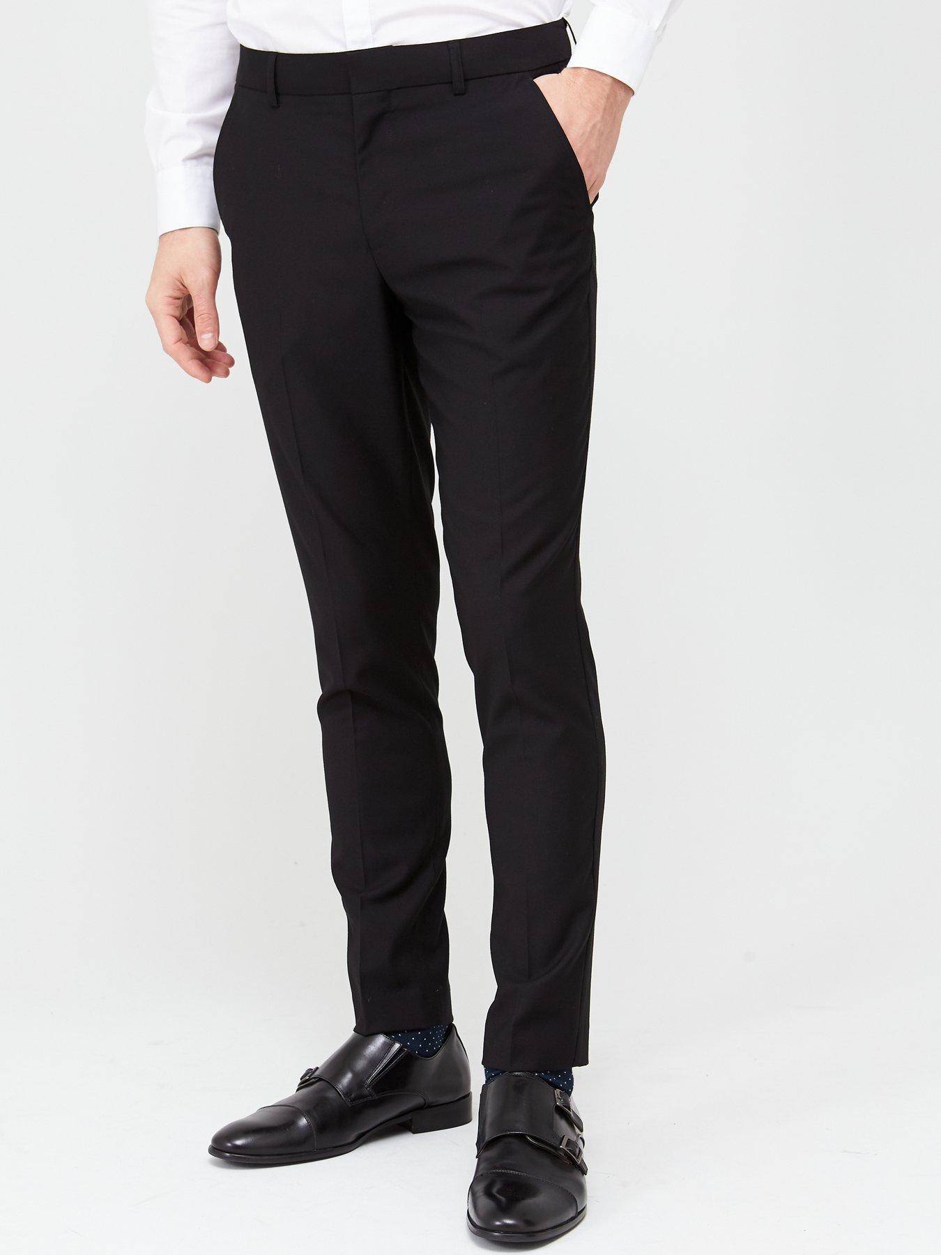 mens skinny dress trousers