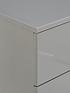  image of one-call-sanford-high-gloss-ready-assembled-3-piece-package-chest-of-5-drawers-and-2-bedside-chests