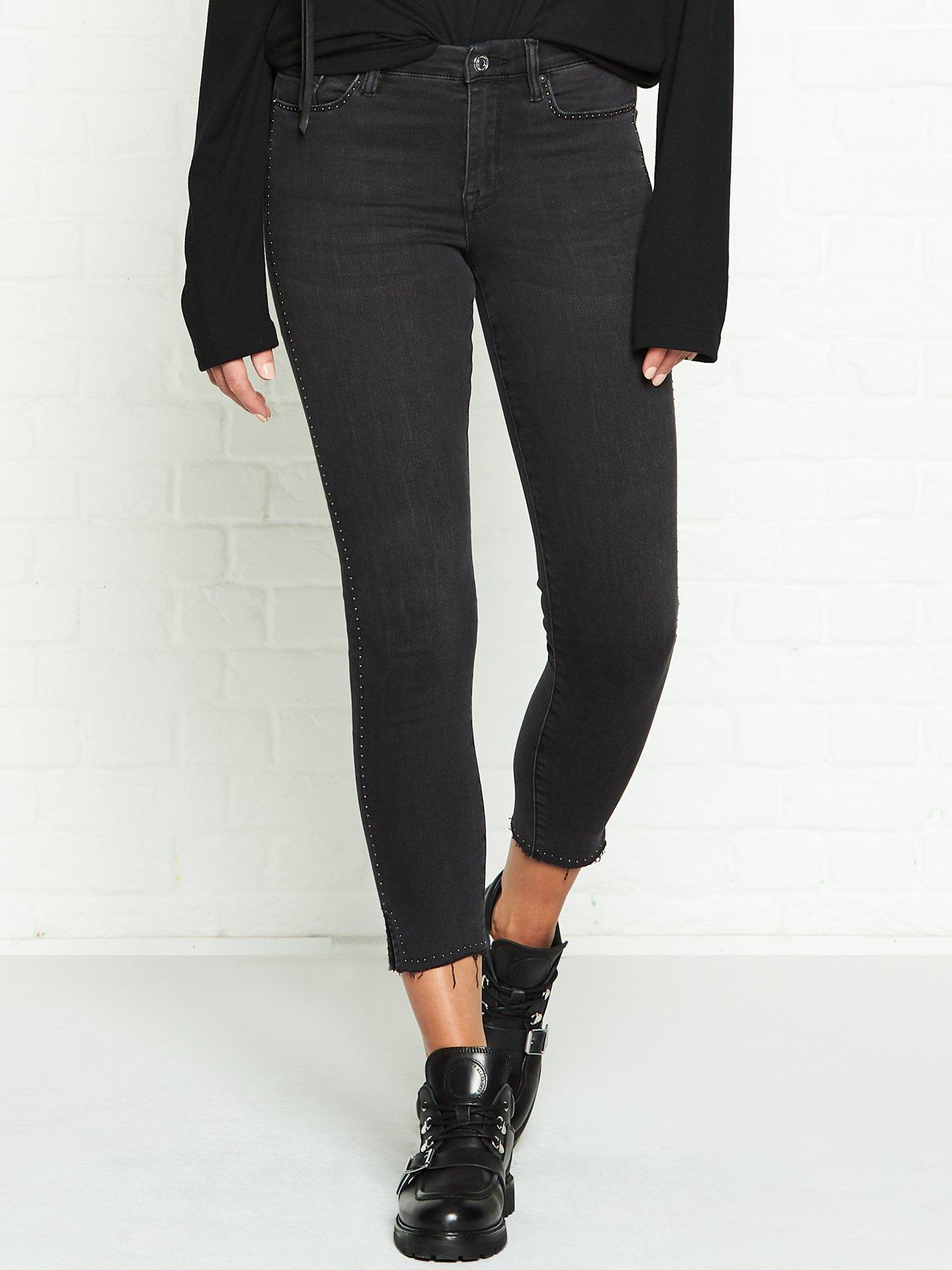 all saints black skinny jeans