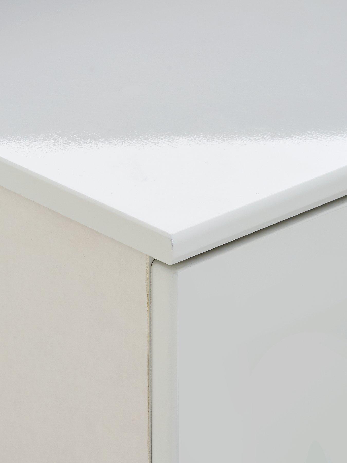 Image 5 of 6 of One Call Monaco Ready Assembled&nbsp;3 Piece Gloss Package - 5 Drawer Chest and 2 Bedside Chests&nbsp;- Express Delivery available<br />&nbsp;