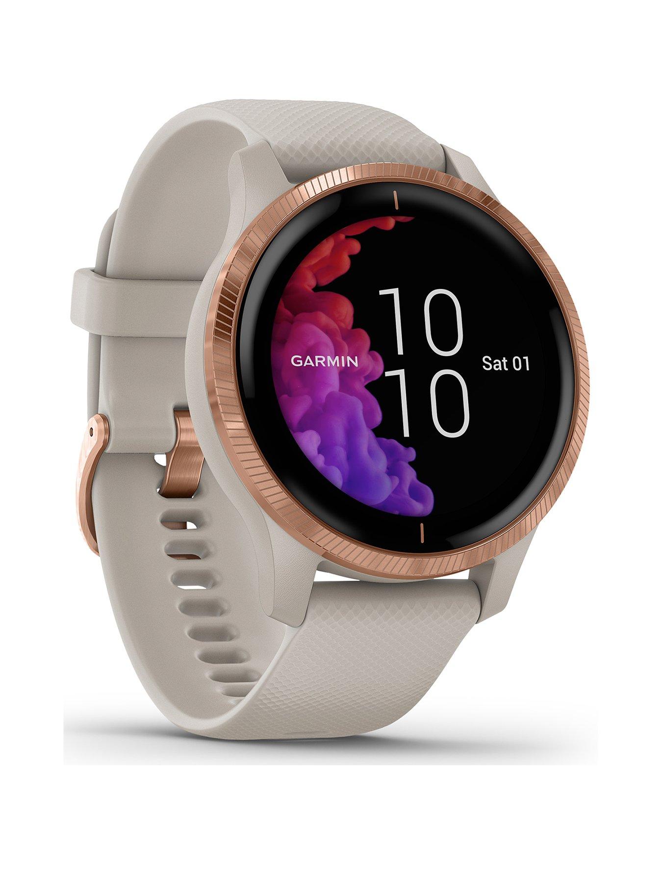 light pink smart watch