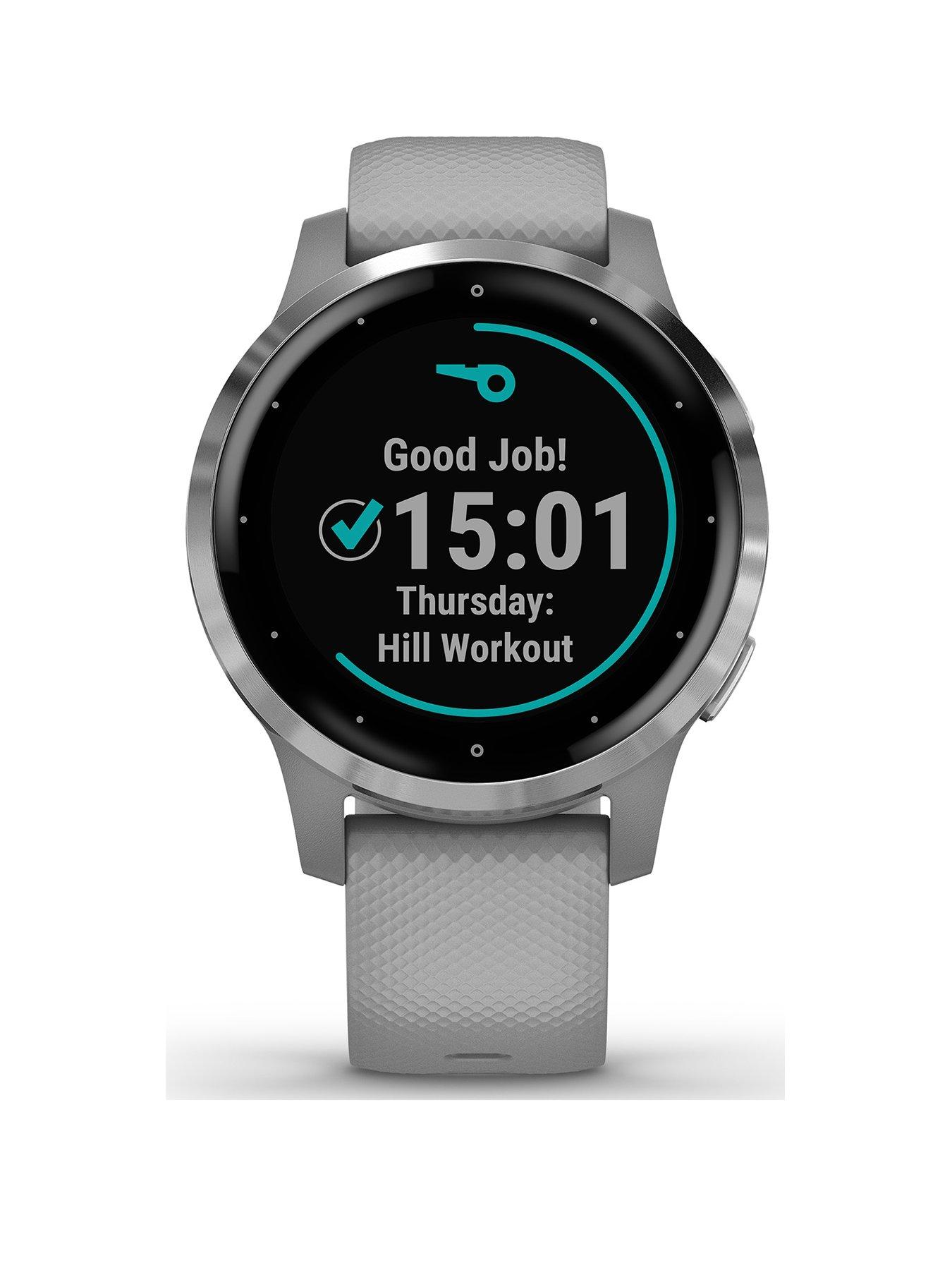 Garmin Vivoactive 4S, SmallerSized GPS Smartwatch, Features Music