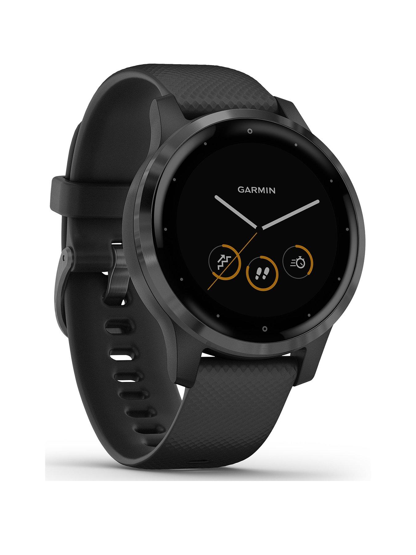 Garmin Vivoactive 4, GPS Smartwatch, Features Music, Body Energy  Monitoring, Animated Workouts, Pulse Ox Sensors and More, Black＿並行輸入 