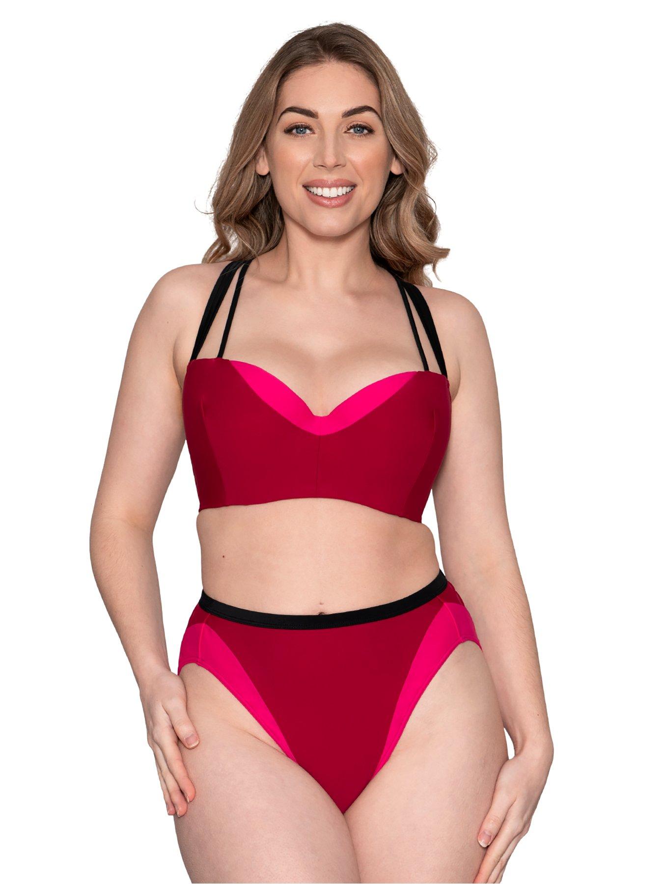 high waisted bikini curvy