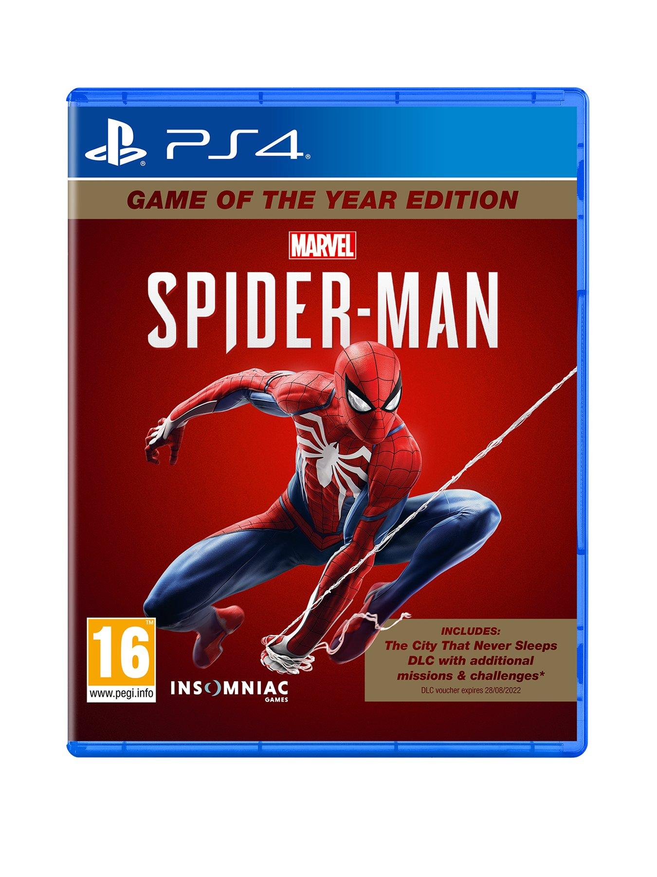 Playstation 4 Marvel's Spider-Man: Game of the Year Edition | Very.co.uk