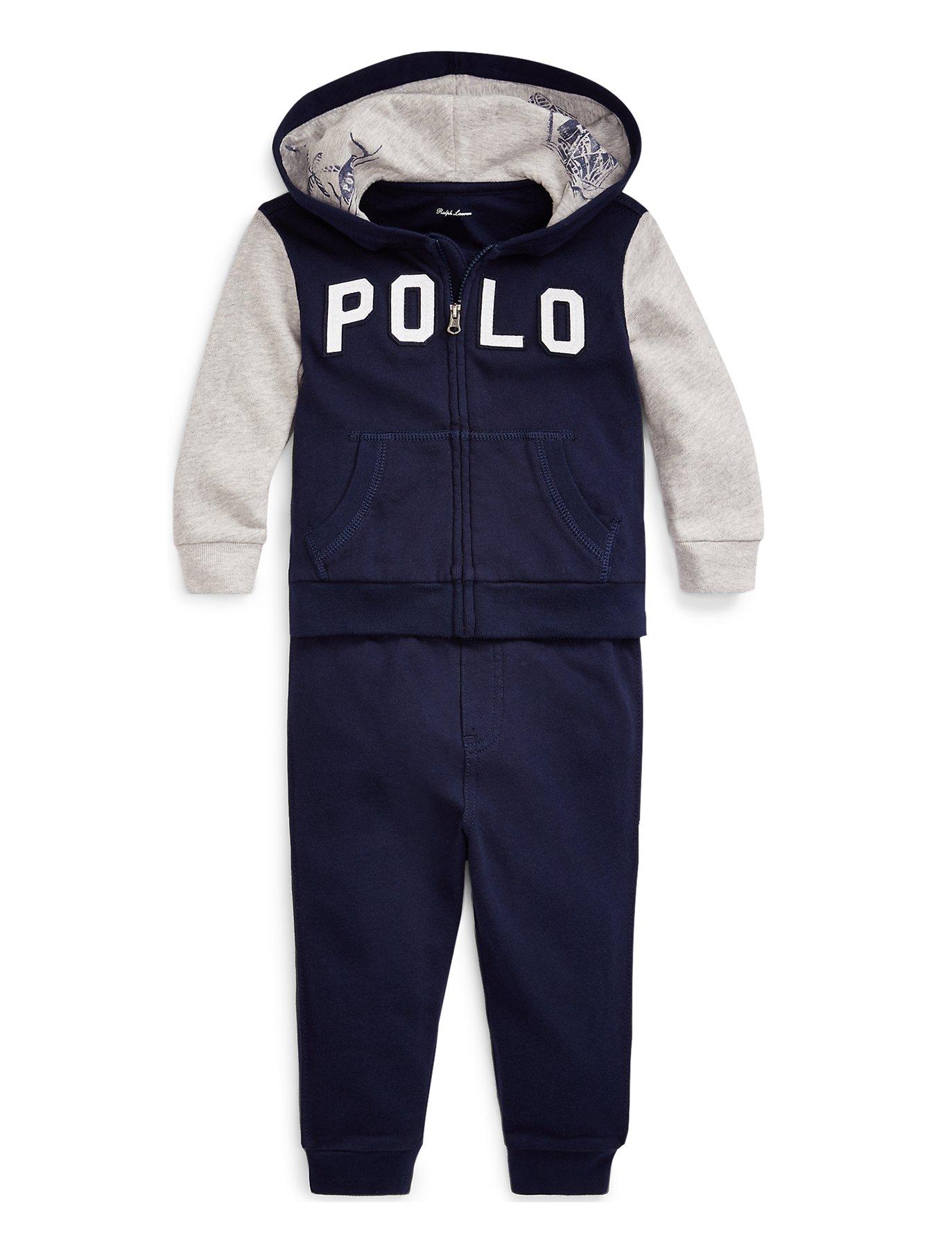 polo sweat suit for baby boy