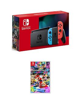 Nintendo Switch Console With Mario Kart 8 Deluxe