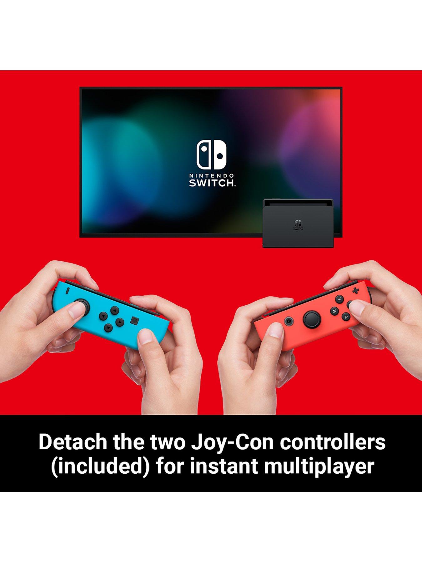 Image 4 of 5 of Nintendo Neon Console (Improved Battery) with Mario Kart 8 Deluxe