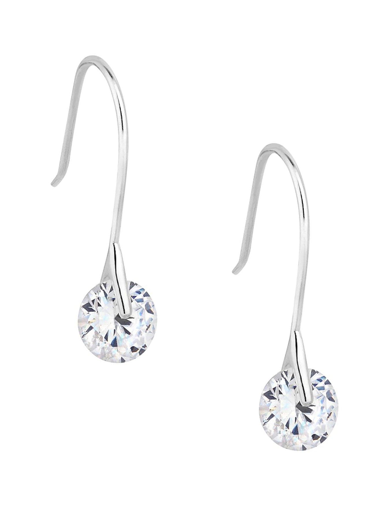 Simply Silver Cubic Zirconia Round 