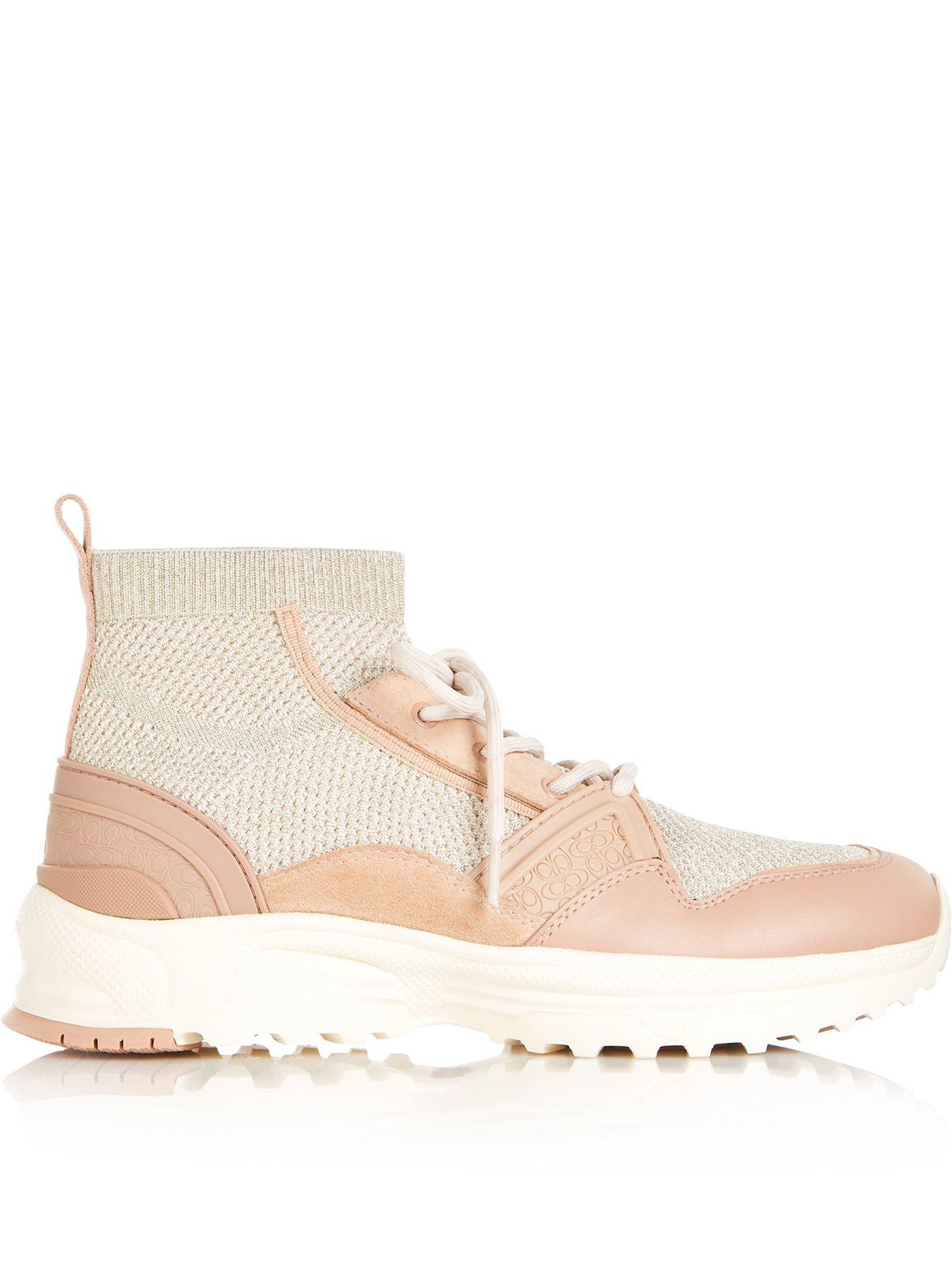 coach c245 high top knit runner