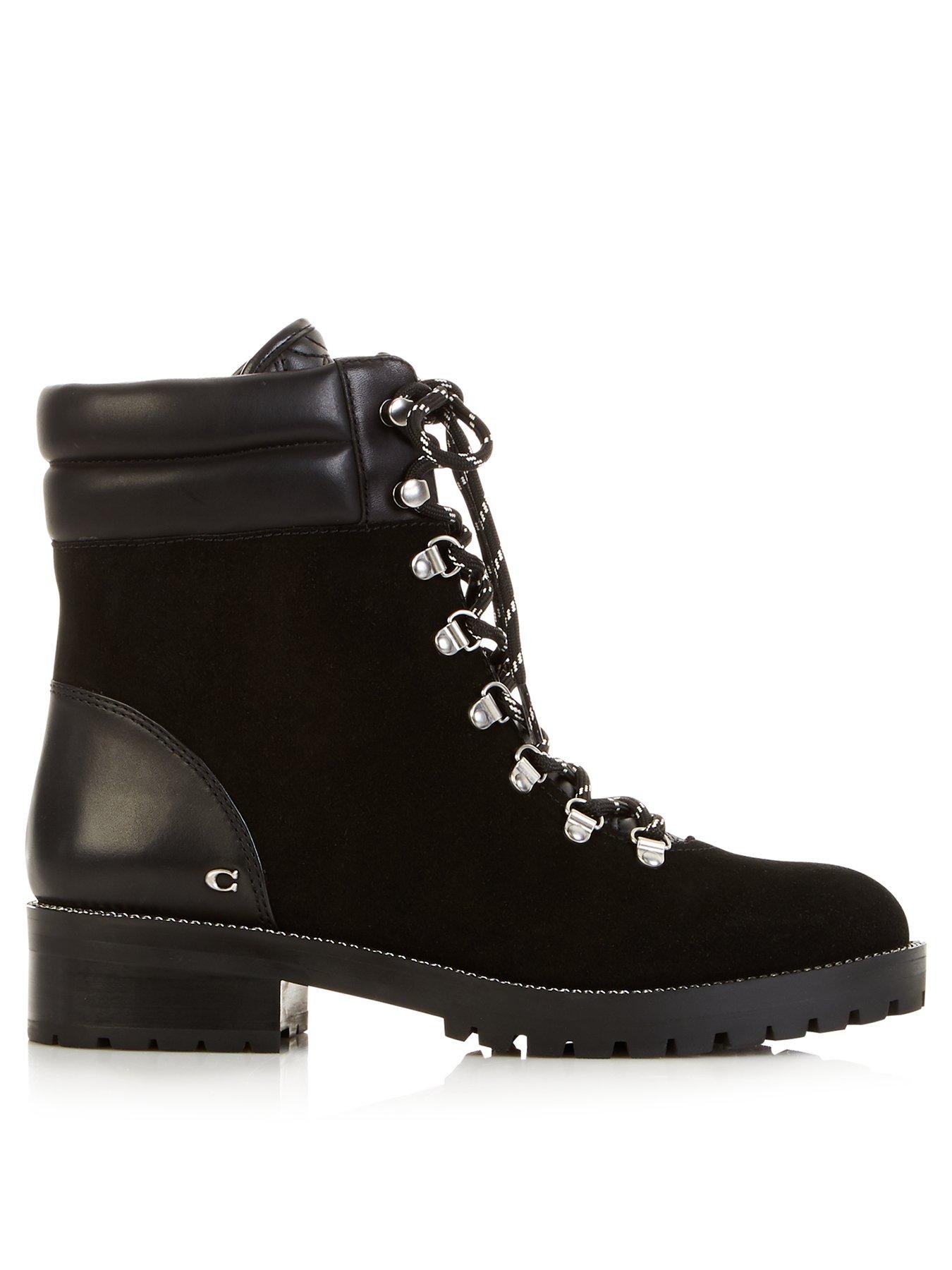 Coach Lorren Chain Lace Up Boots review