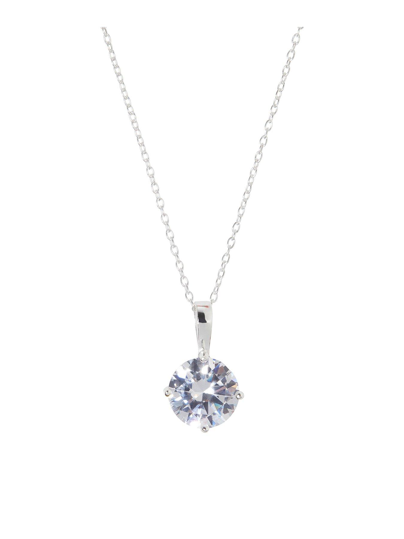 Accessorize Accessorize 3 Round Cut Solitaire Necklace review