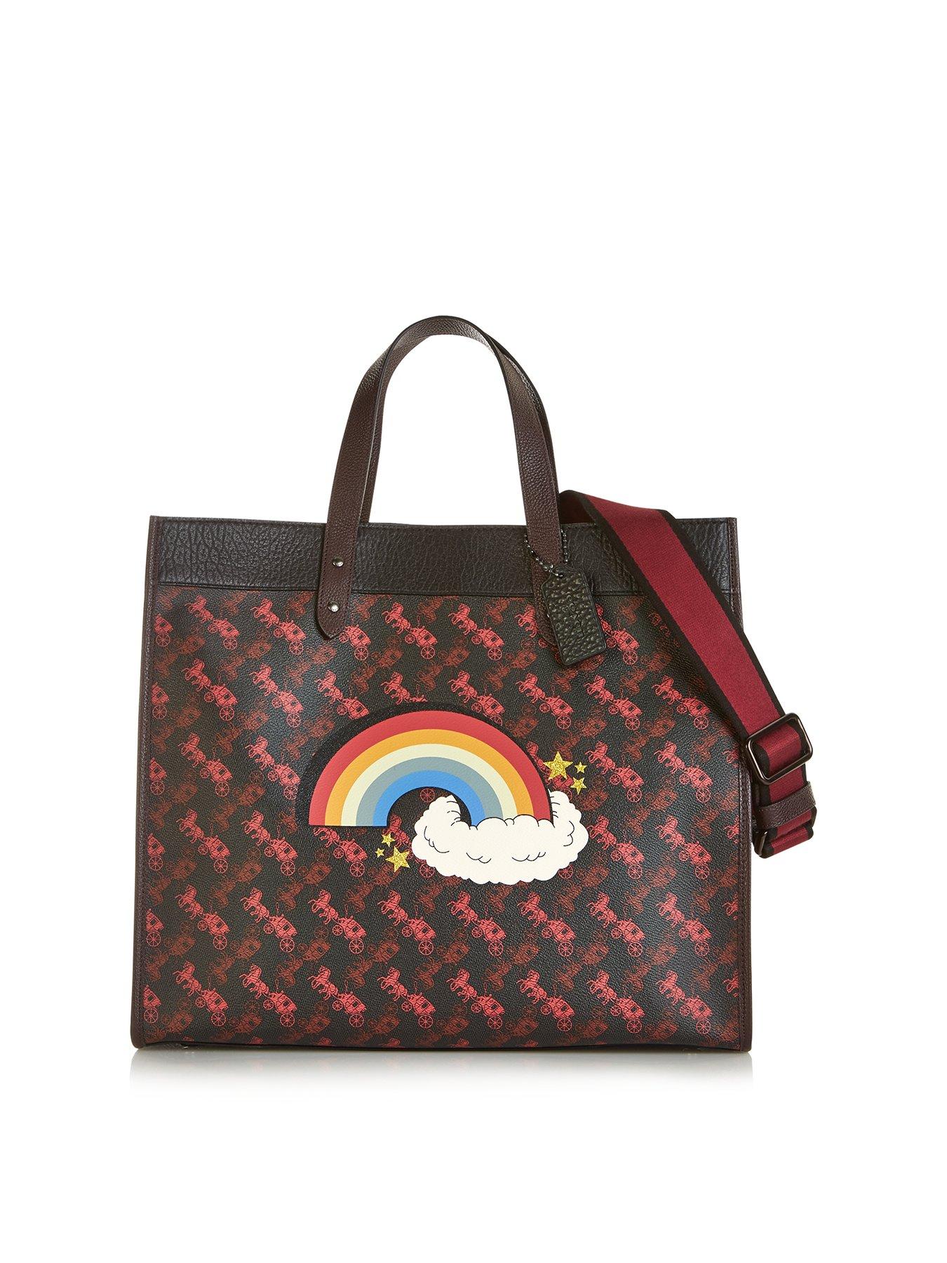 coach rainbow tote