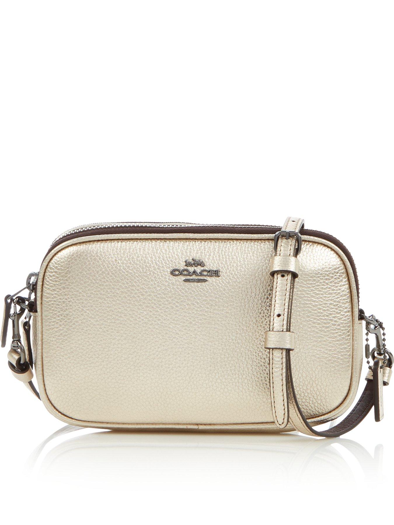 coach metallic crossbody bag