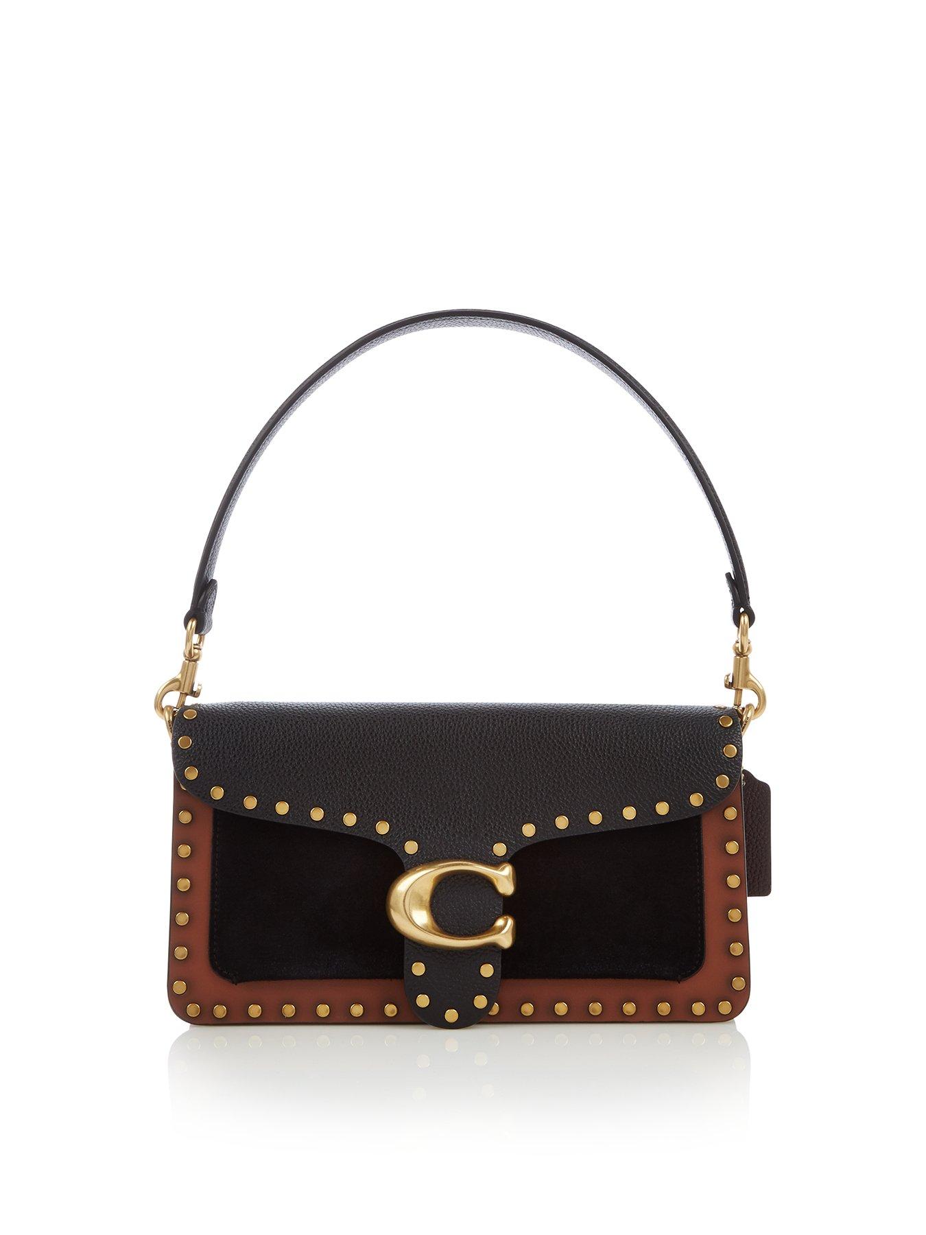 coach bag with rivets